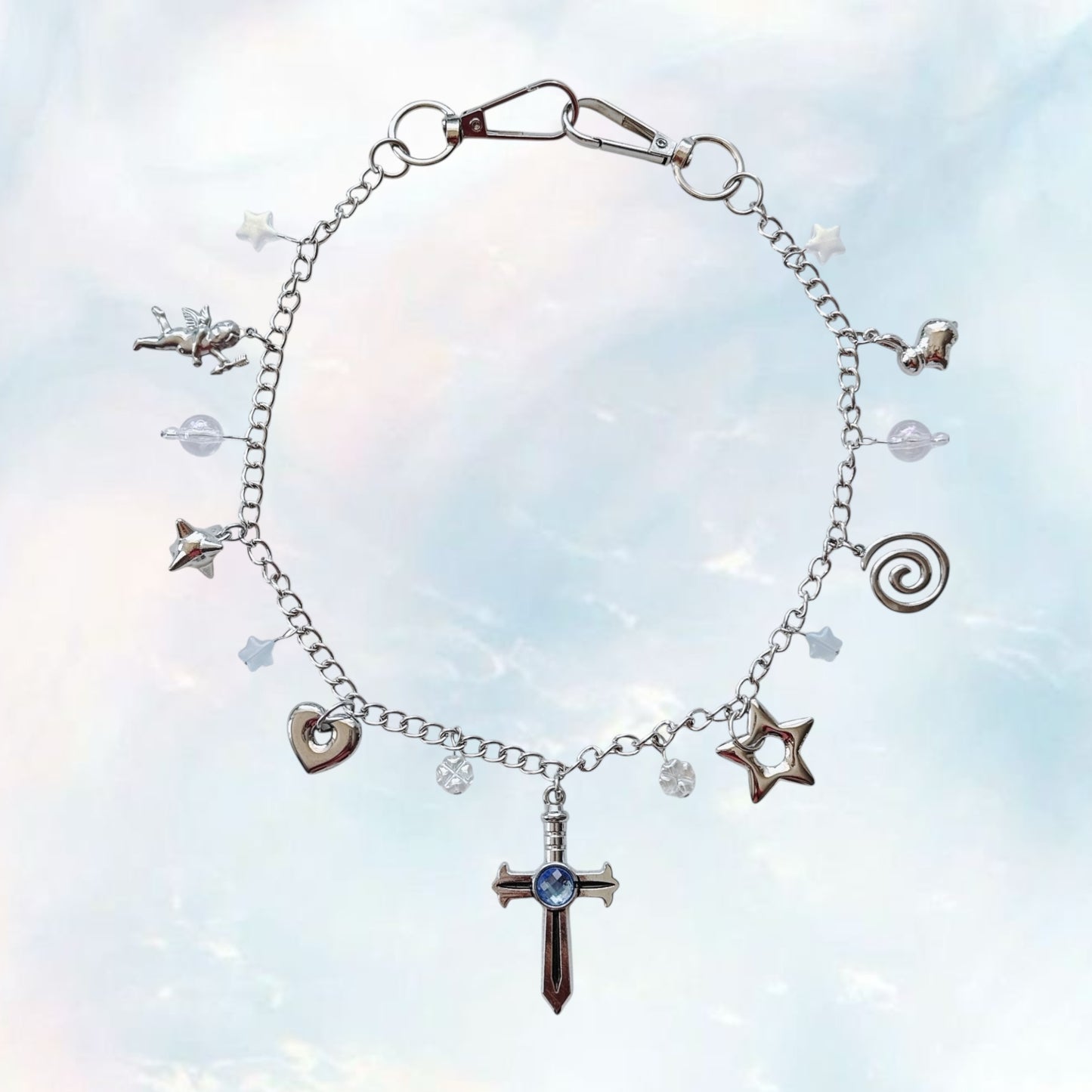 charm necklace ⚔️❄️. ݁₊ ⊹ . ݁˖