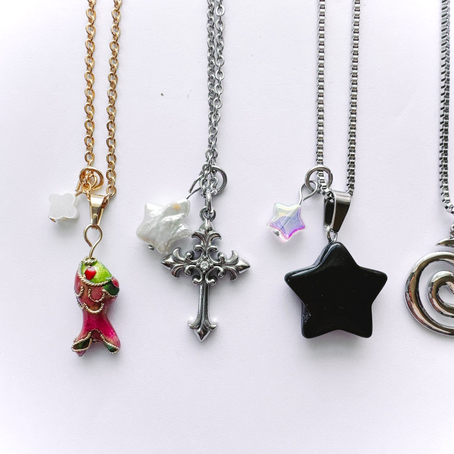 double charm necklaces πβοΈ