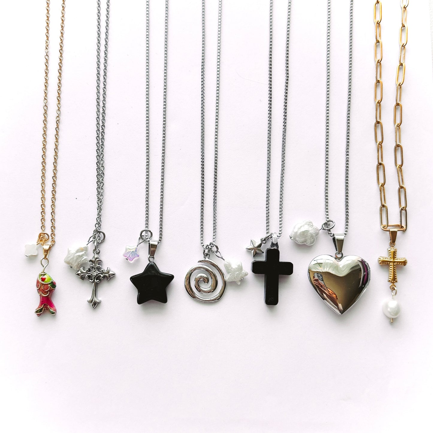double charm necklaces πβοΈ