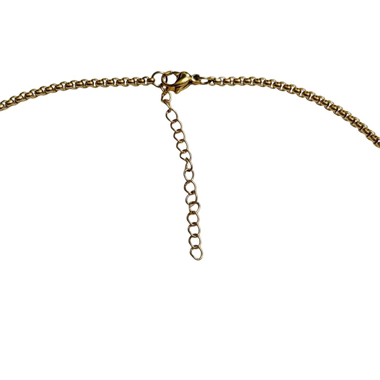 gold rhinestone cross necklace