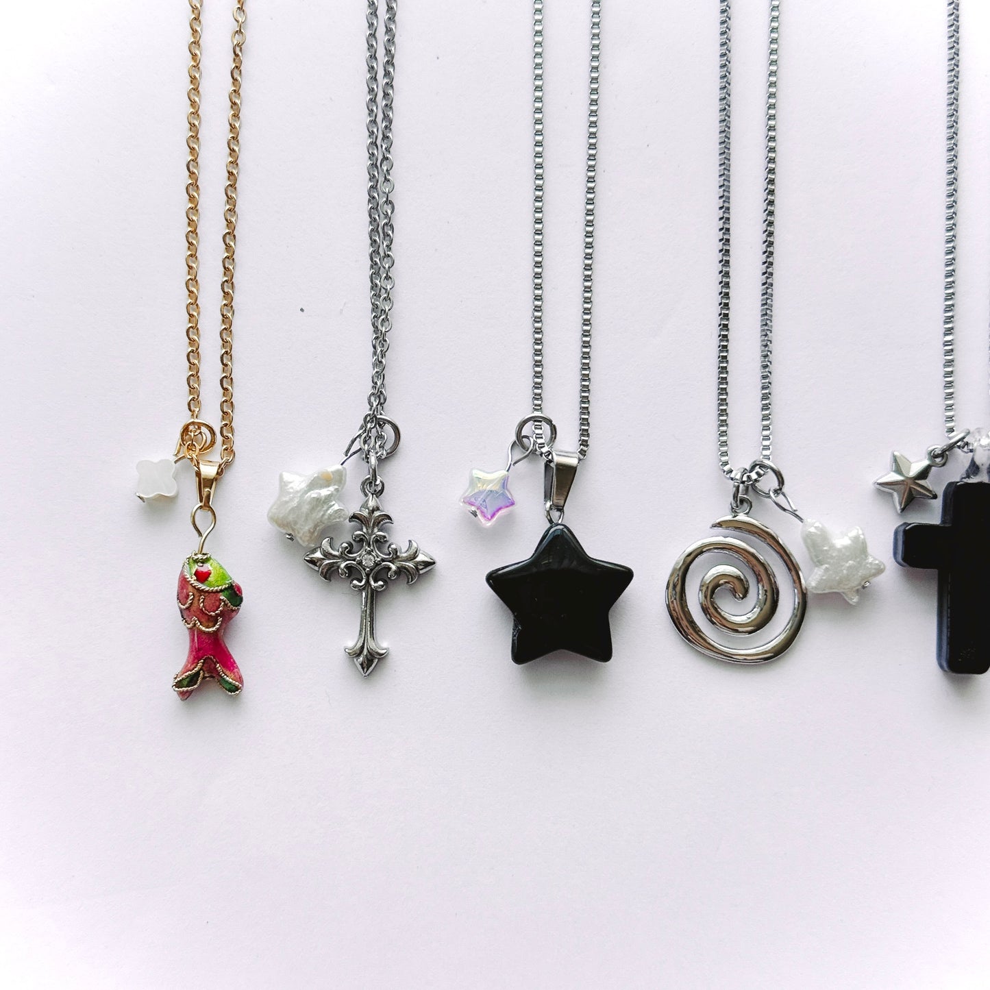 double charm necklaces πβοΈ