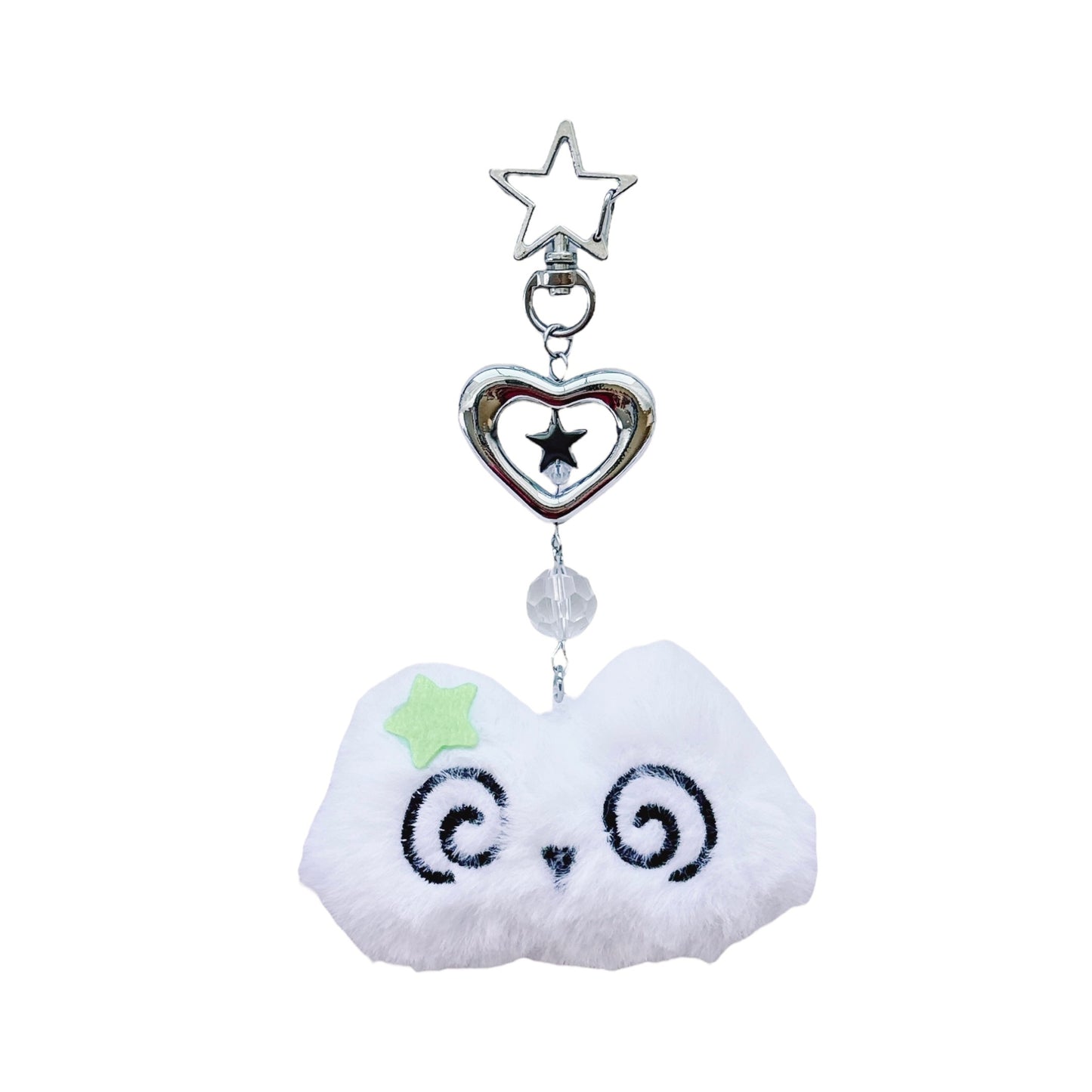 loopy kitty plush keychains