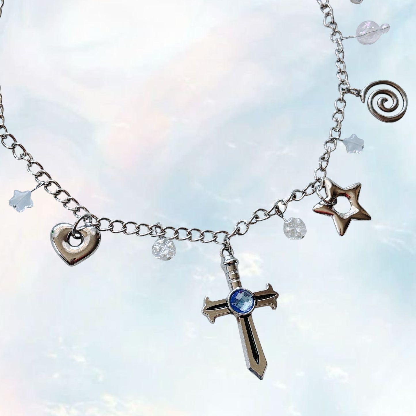 charm necklace ⚔️❄️. ݁₊ ⊹ . ݁˖