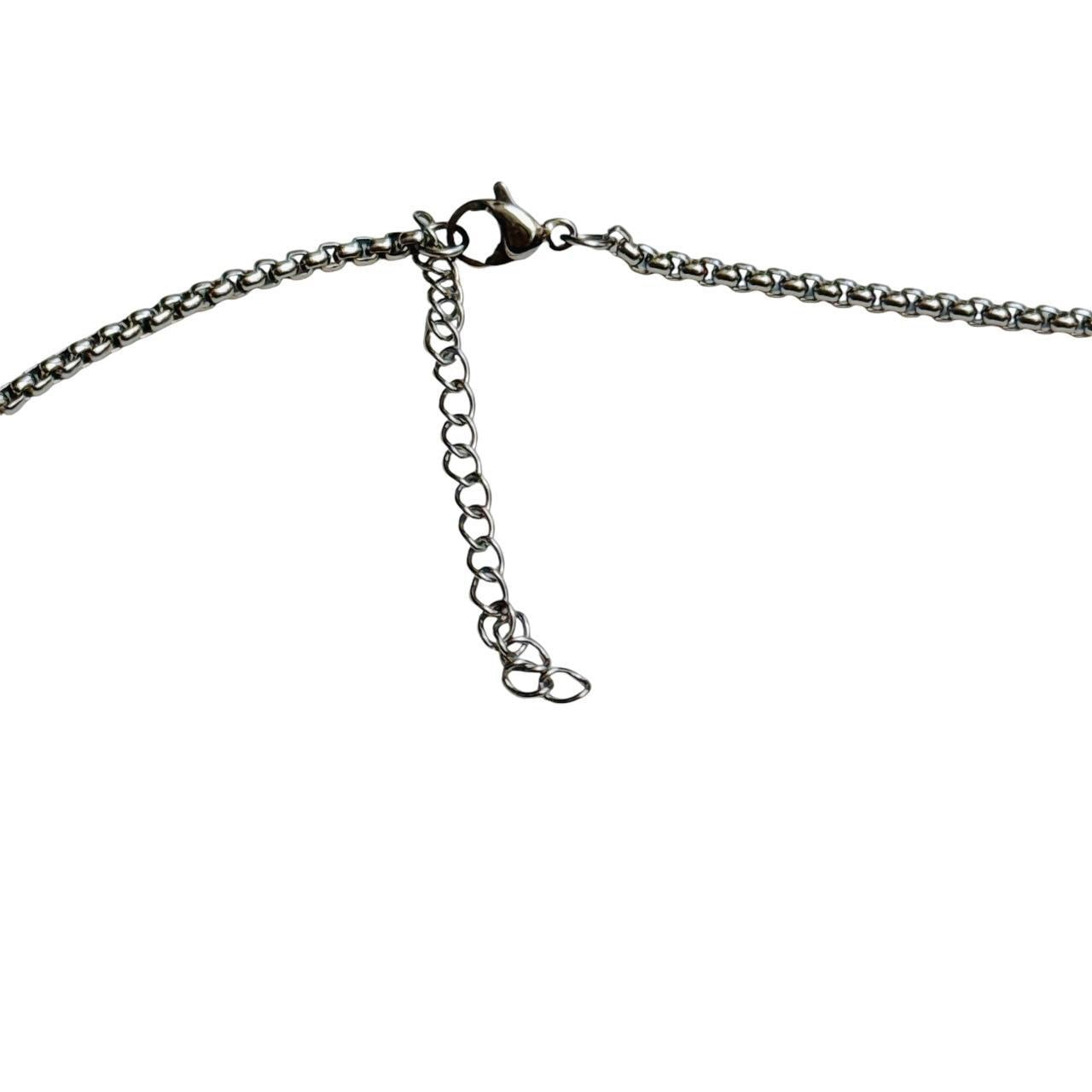 silver rhinestone cross necklace