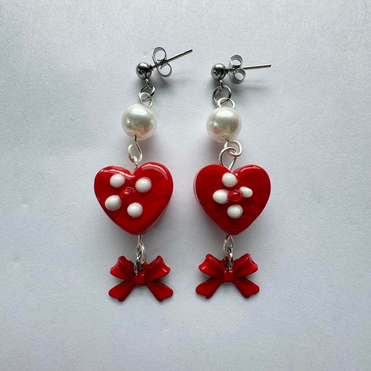 Dice Hearts Earrings