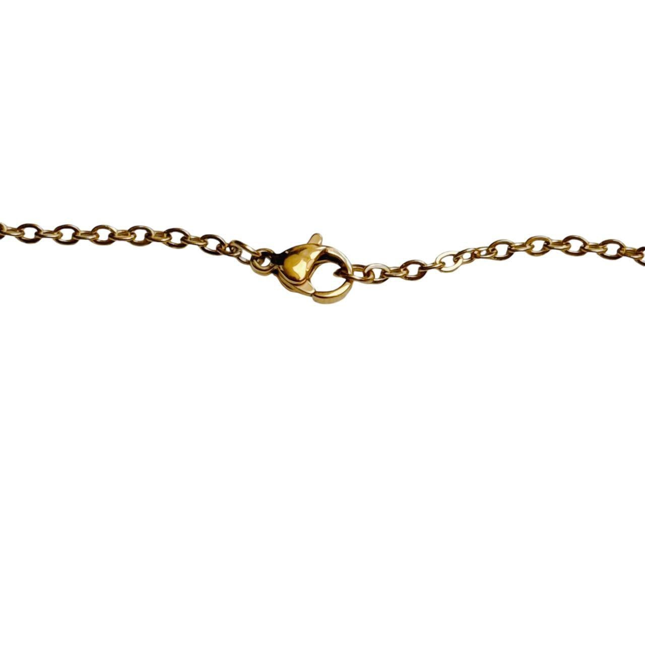 gold rhinestone bow necklace
