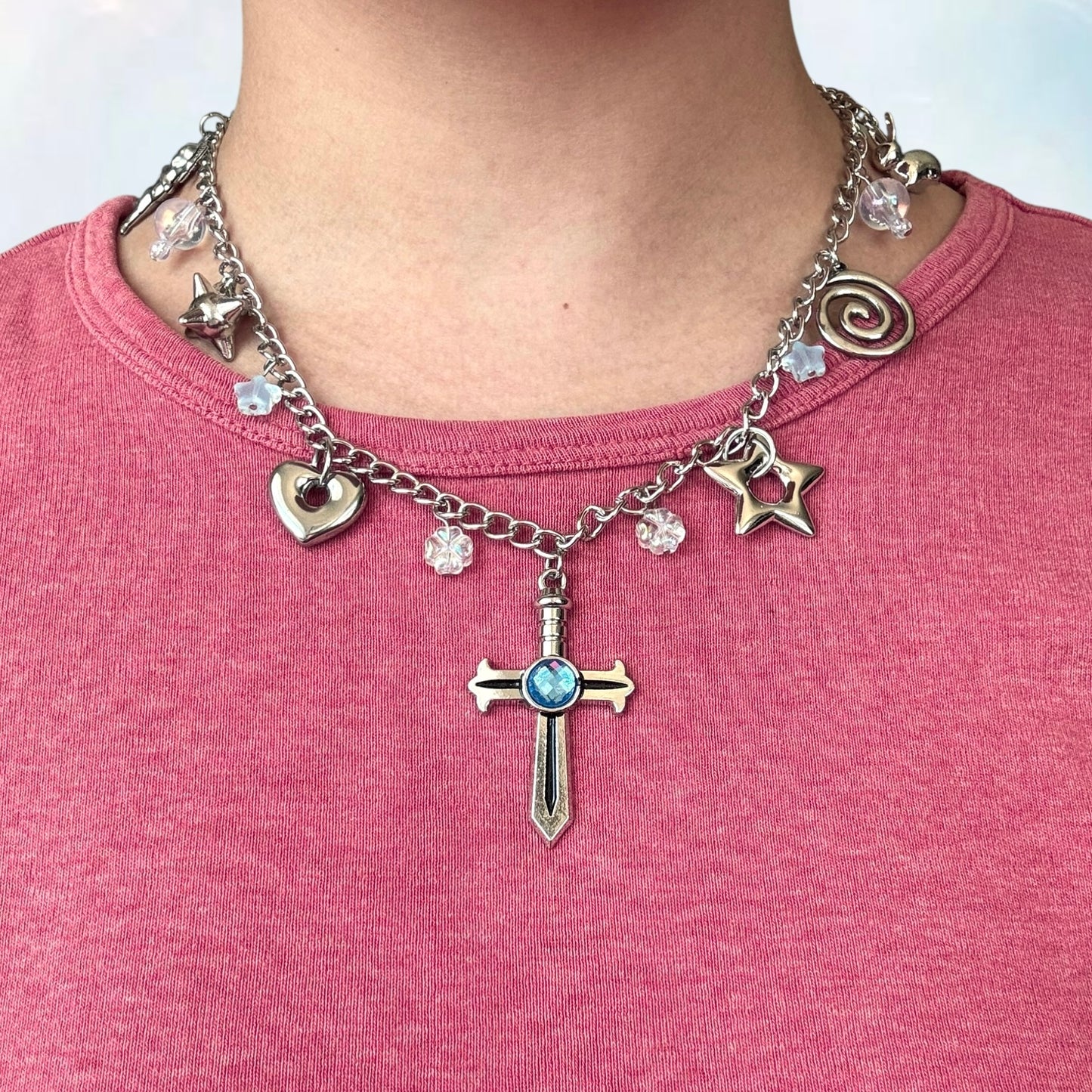charm necklace ⚔️❄️. ݁₊ ⊹ . ݁˖