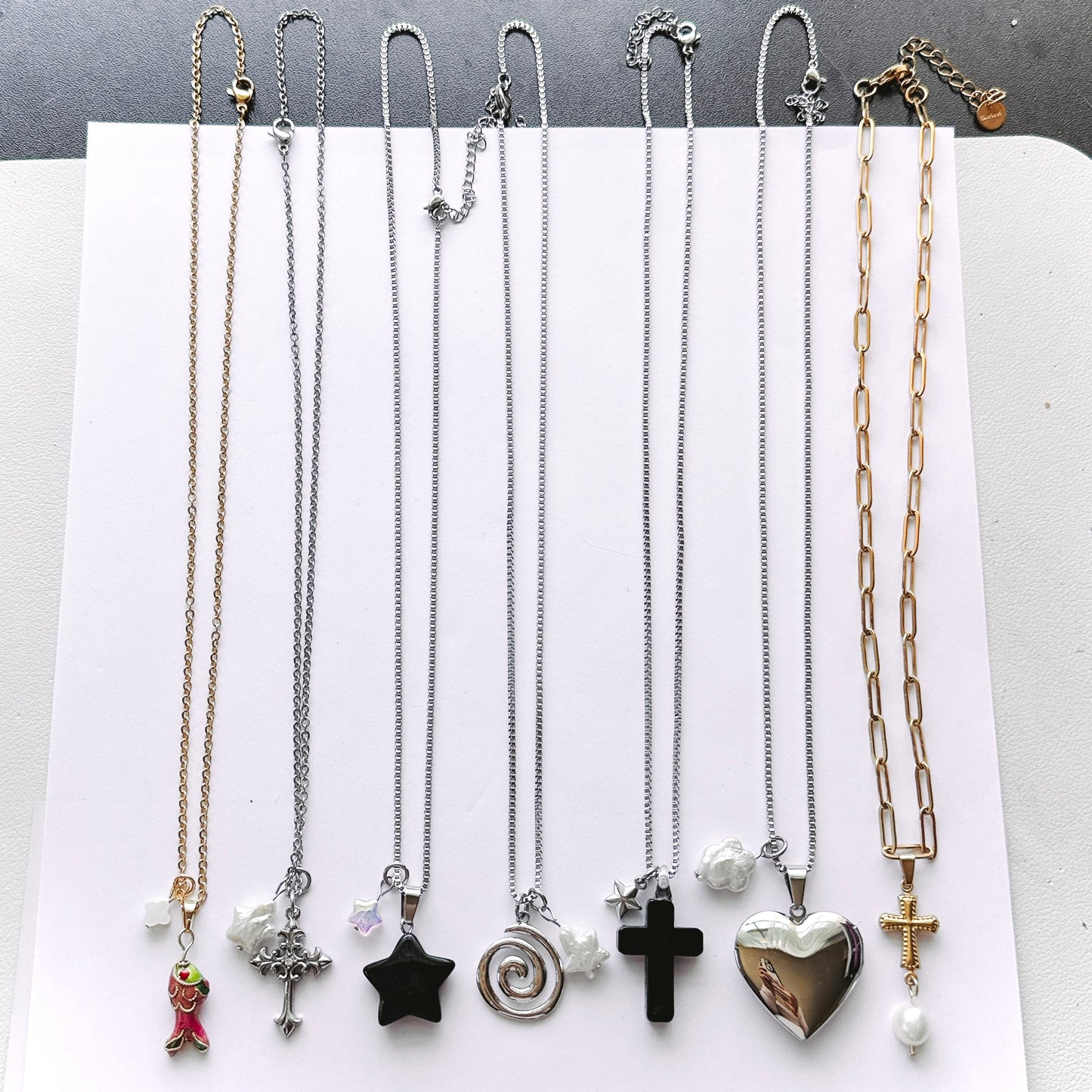 double charm necklaces πβοΈ