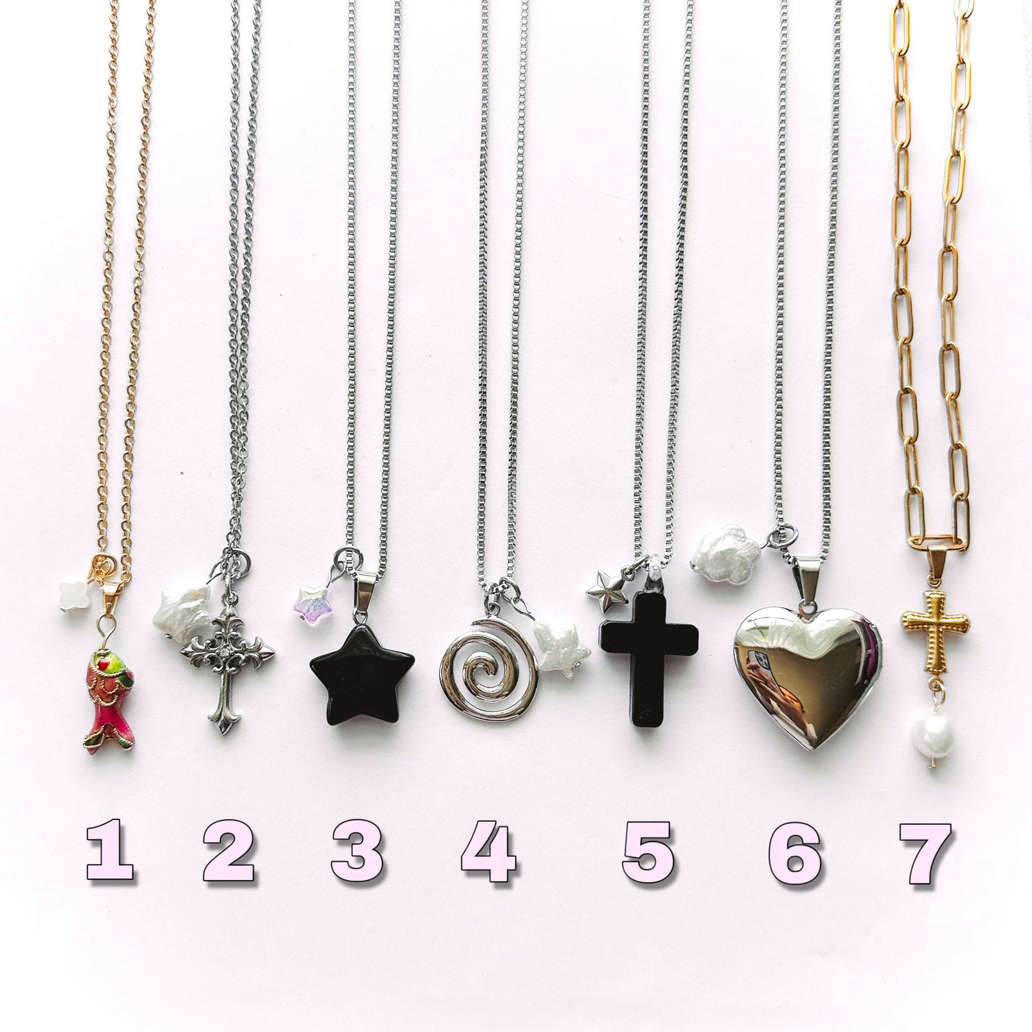 double charm necklaces πβοΈ