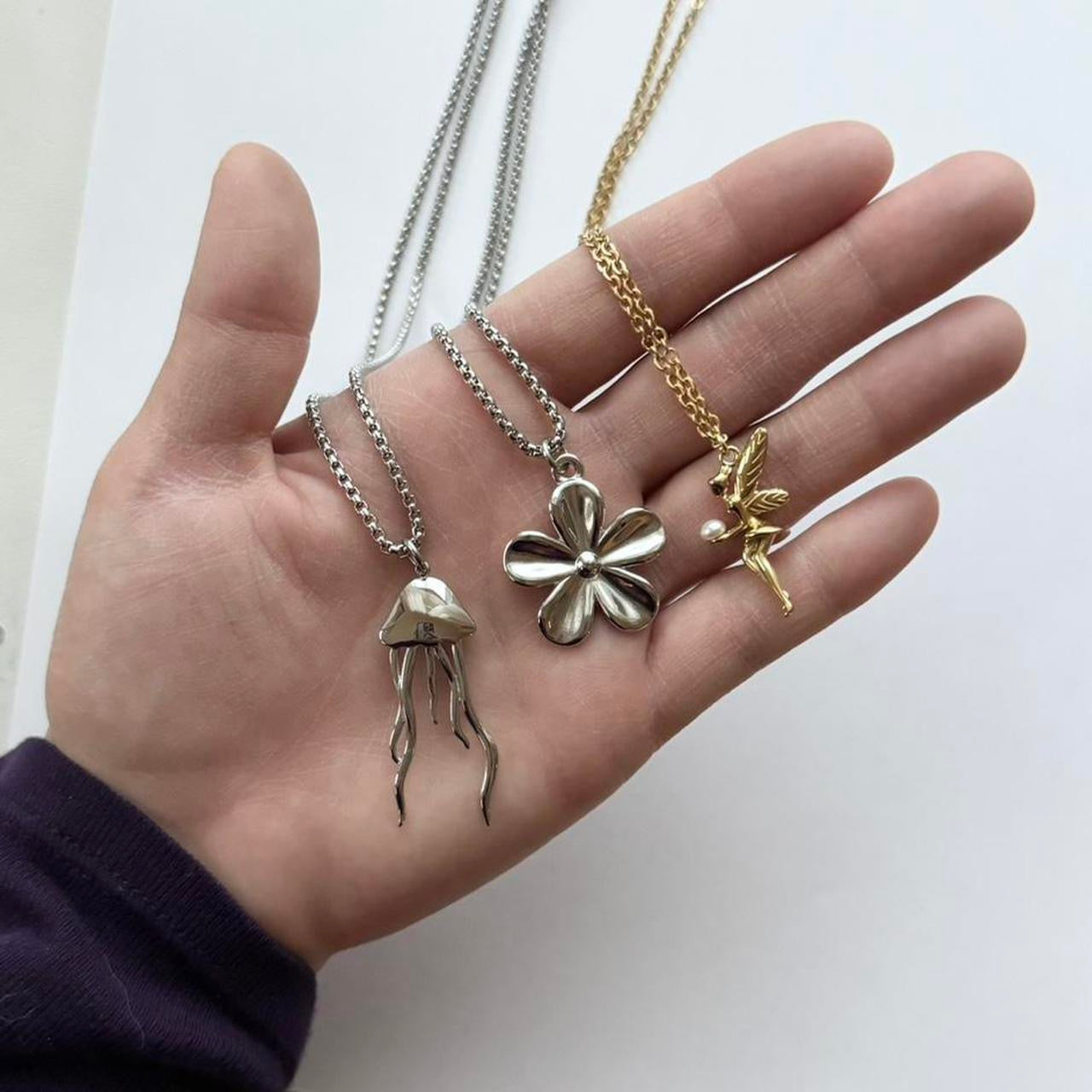 gold fairy necklace