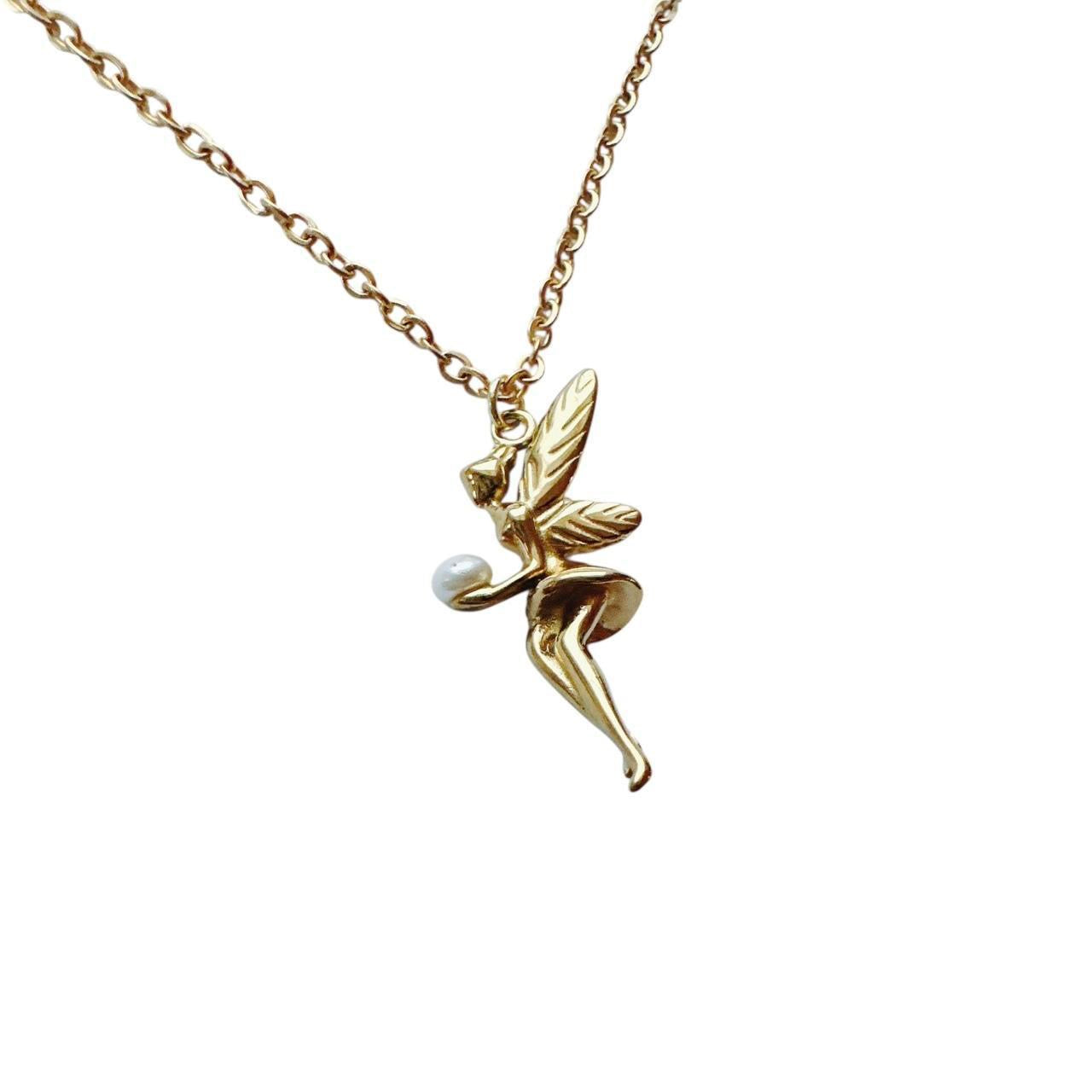 gold fairy necklace