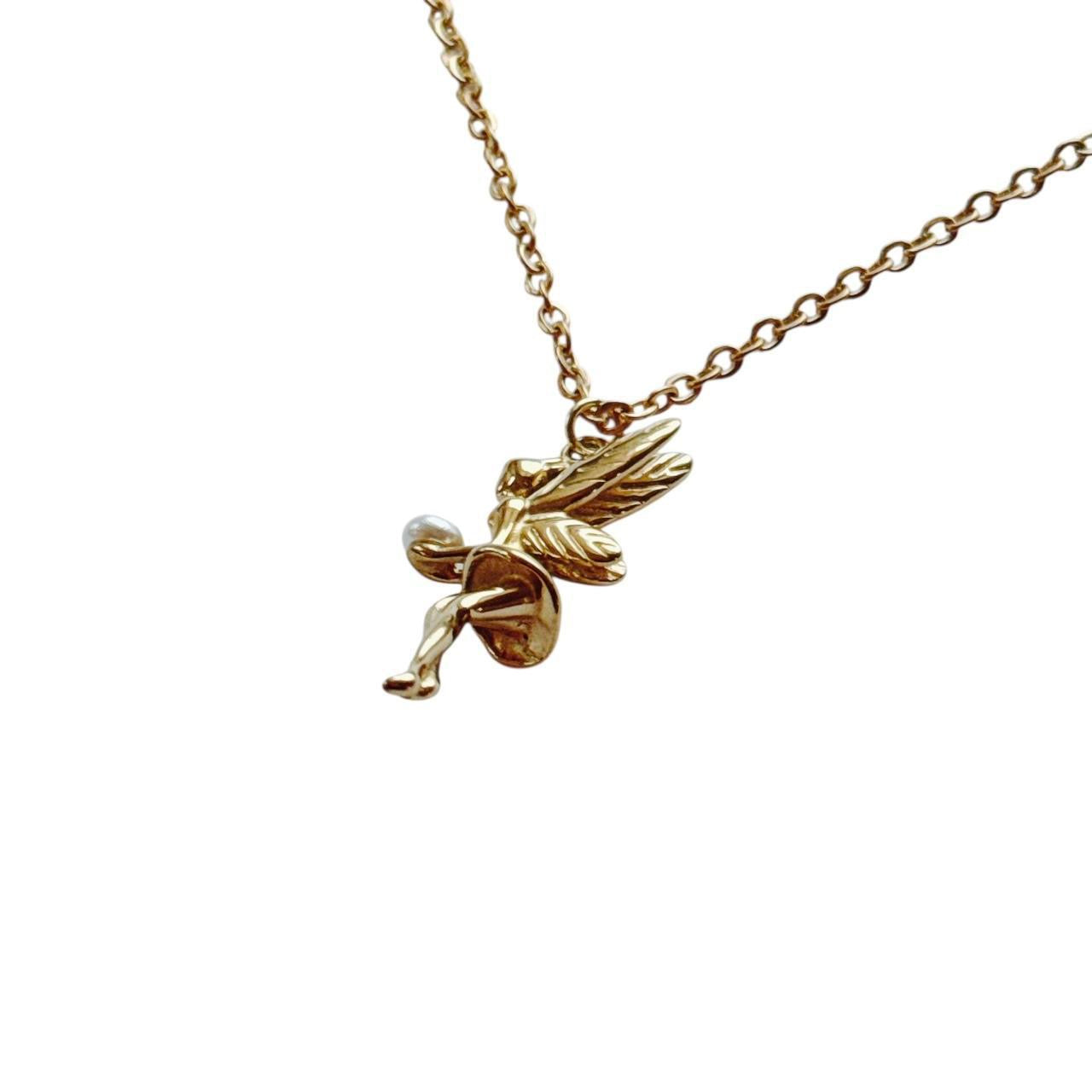 gold fairy necklace