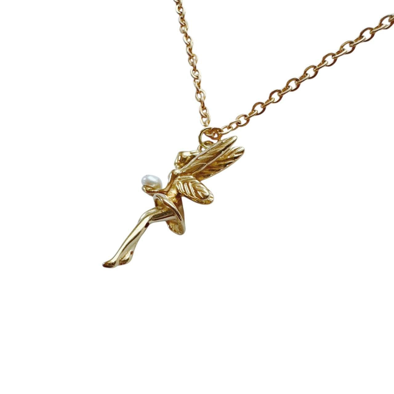 gold fairy necklace