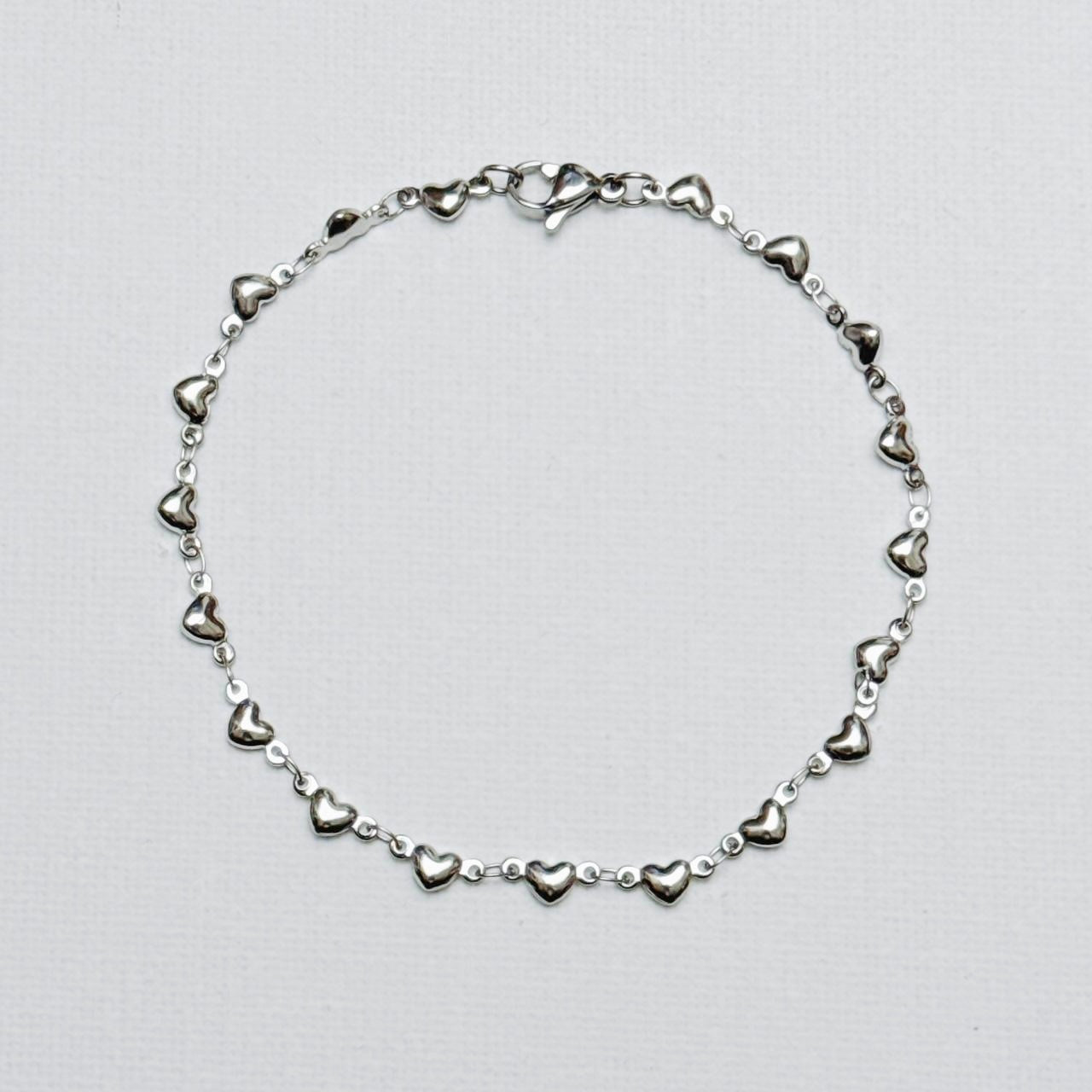 Silver Heart Bracelet