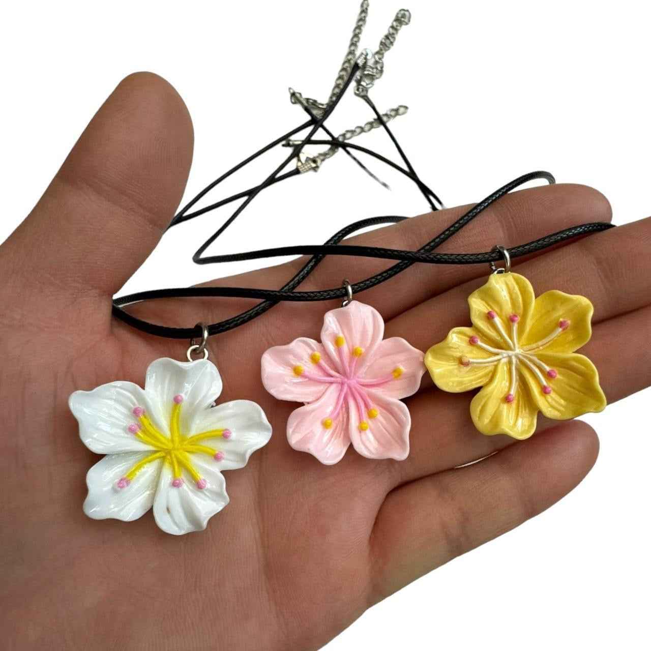 Yellow Flower Necklace