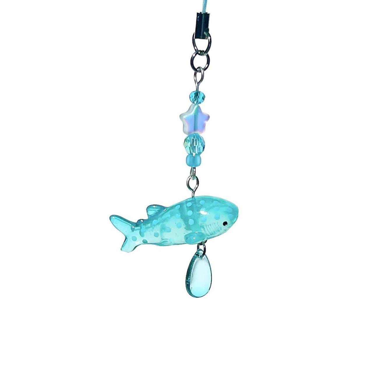 Blue Whale Shark Phone Charm