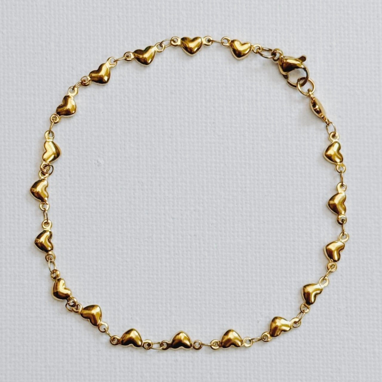 Gold Heart Bracelet