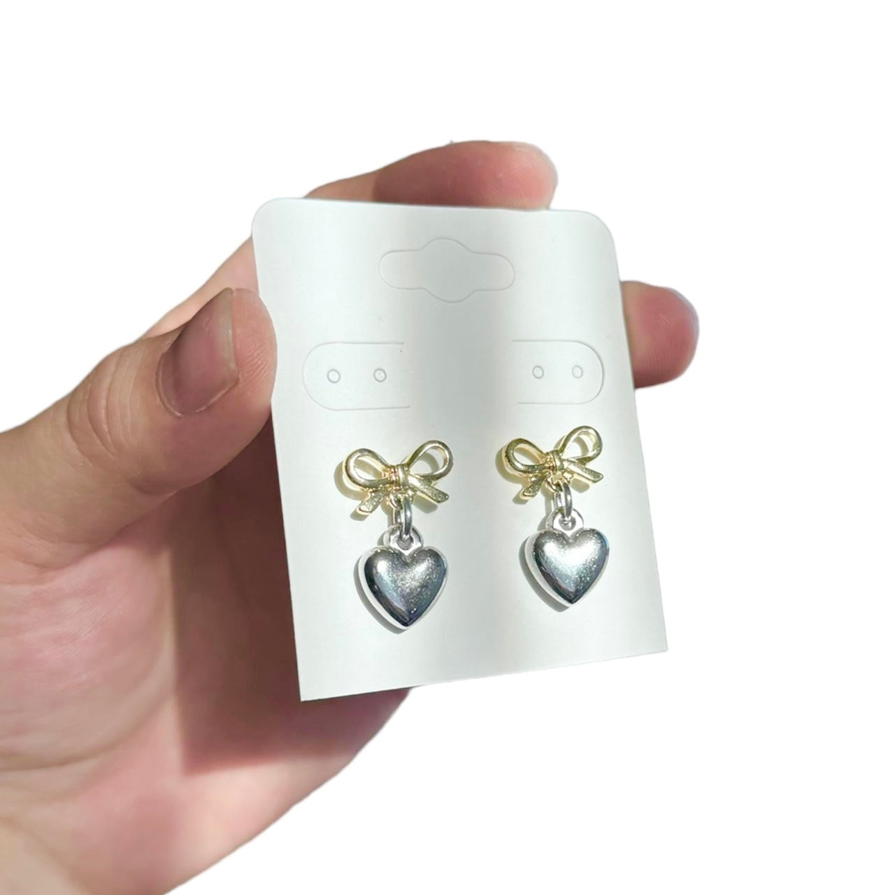 Elements Bow Earrings with Diamonds in 18K White Gold - Kwiat