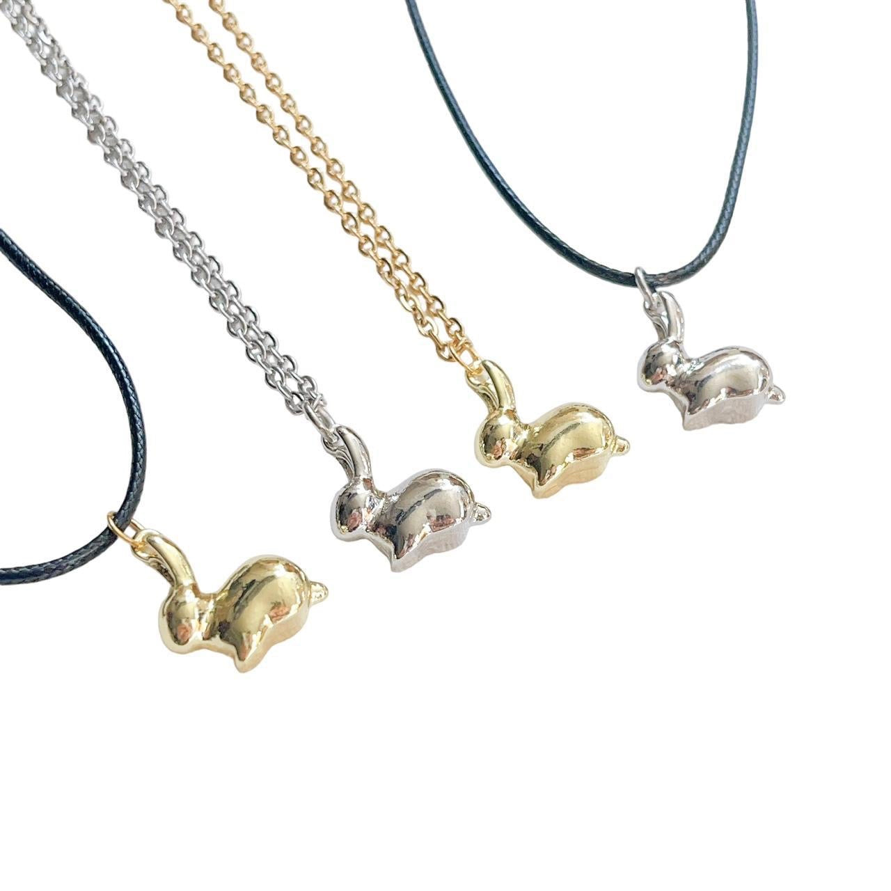 Gold Bunny Necklace