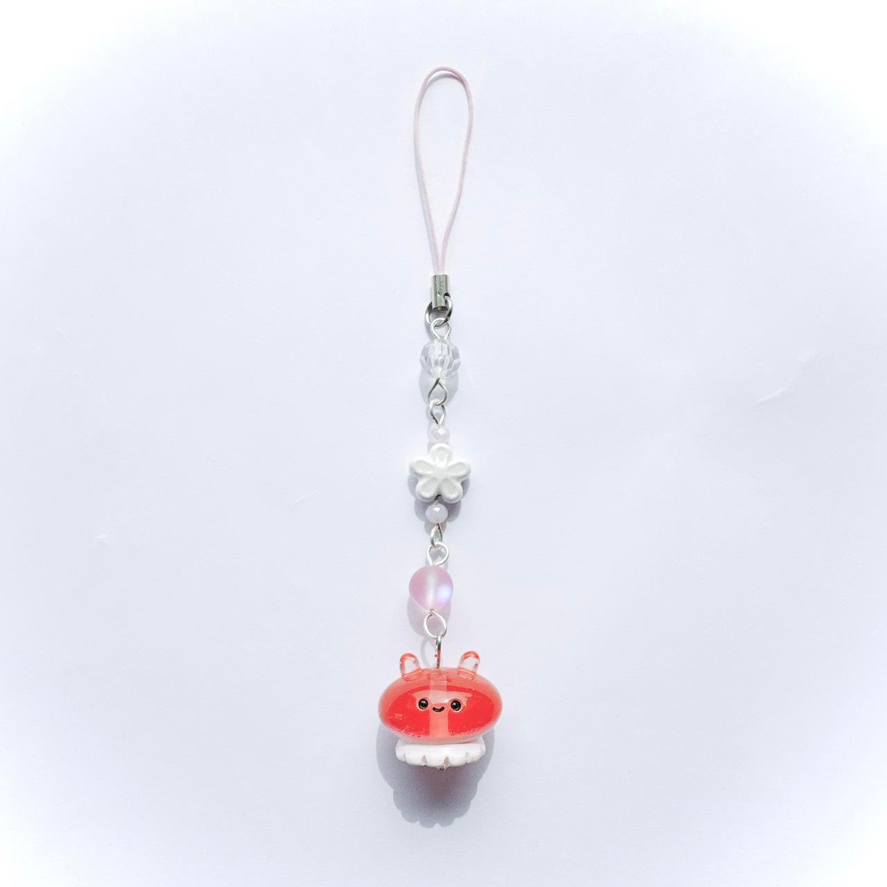 Pink Jelly Phone Charm