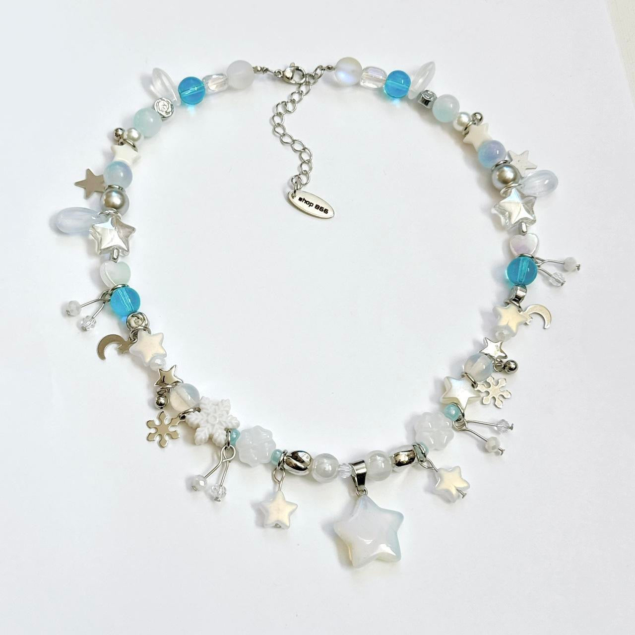 Winter Beaded Necklace