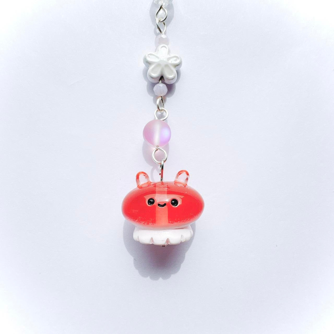 Pink Jelly Phone Charm