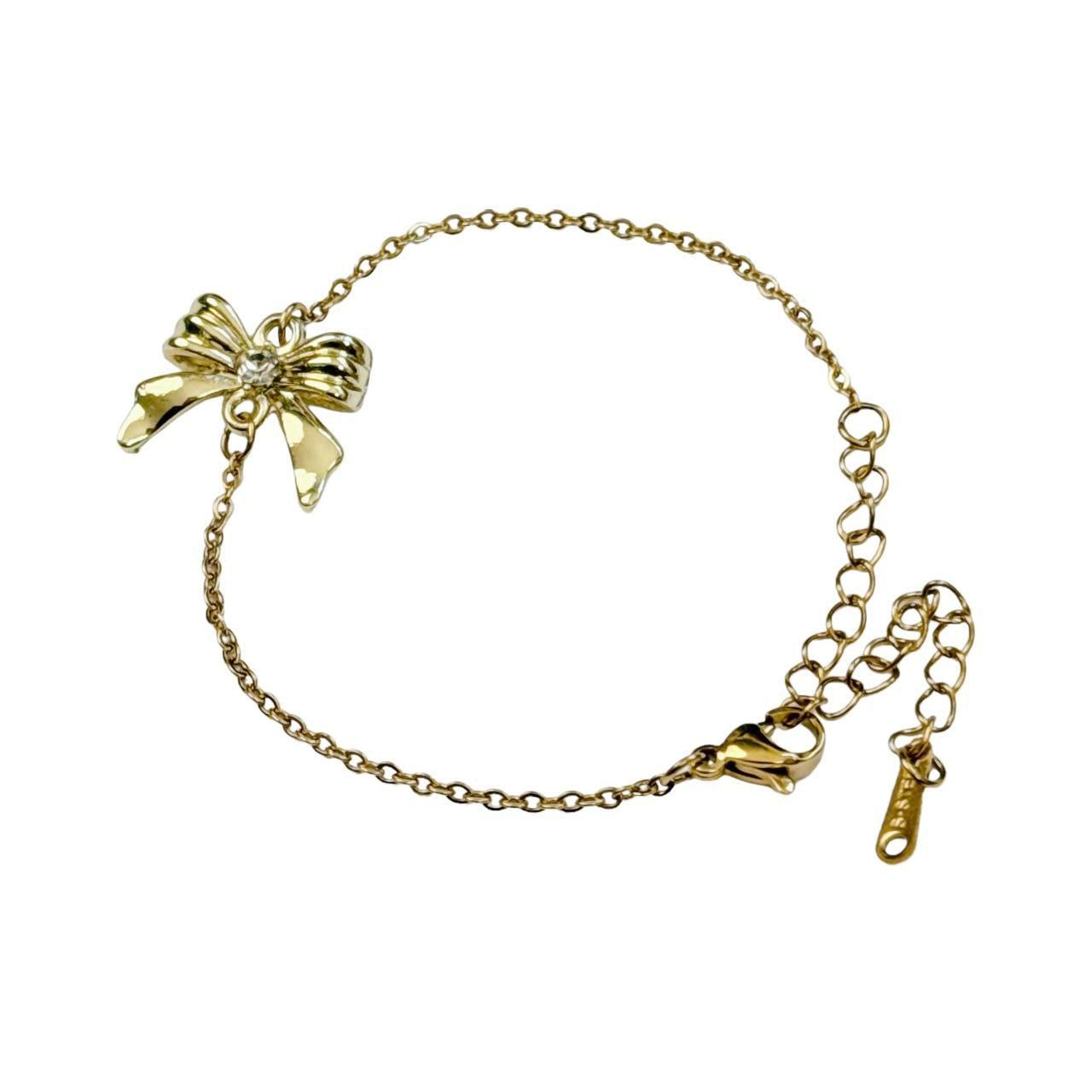 Gold Bow Bracelet