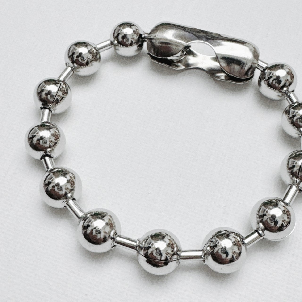 Silver Ball Chain Bracelet