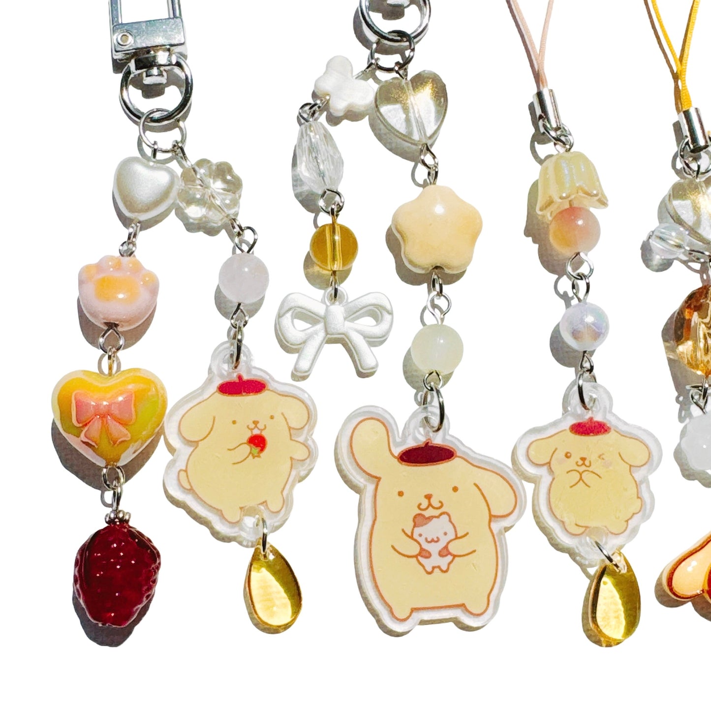 Pompompurin Keychain - bow