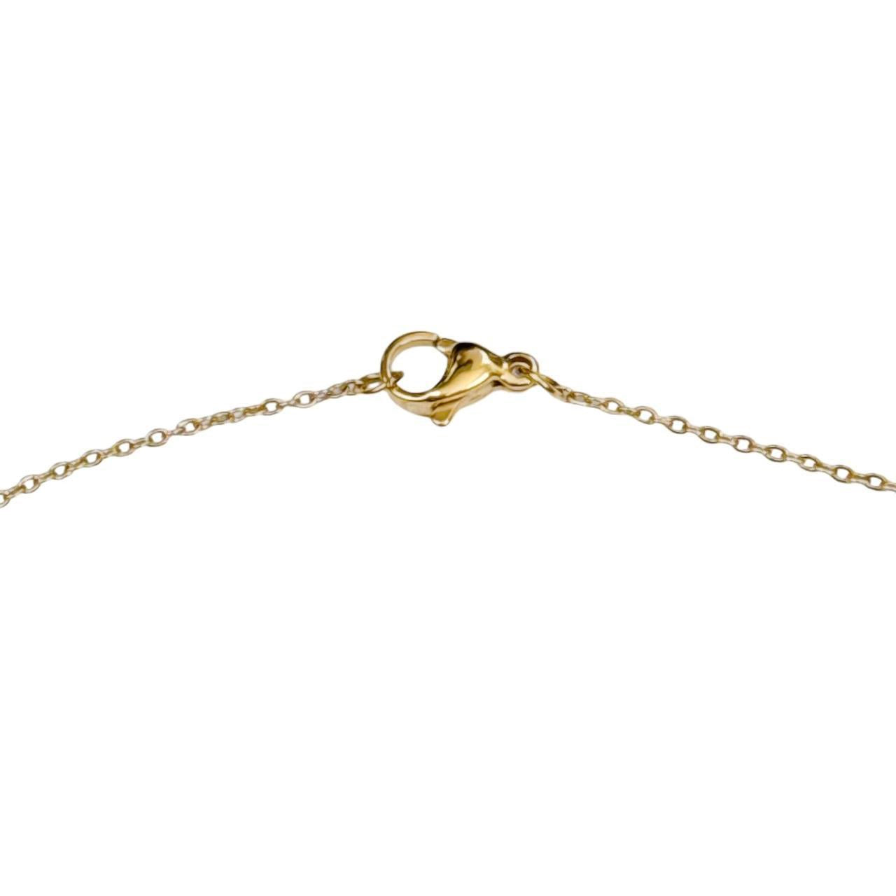 Gold Pearl Heart Necklace