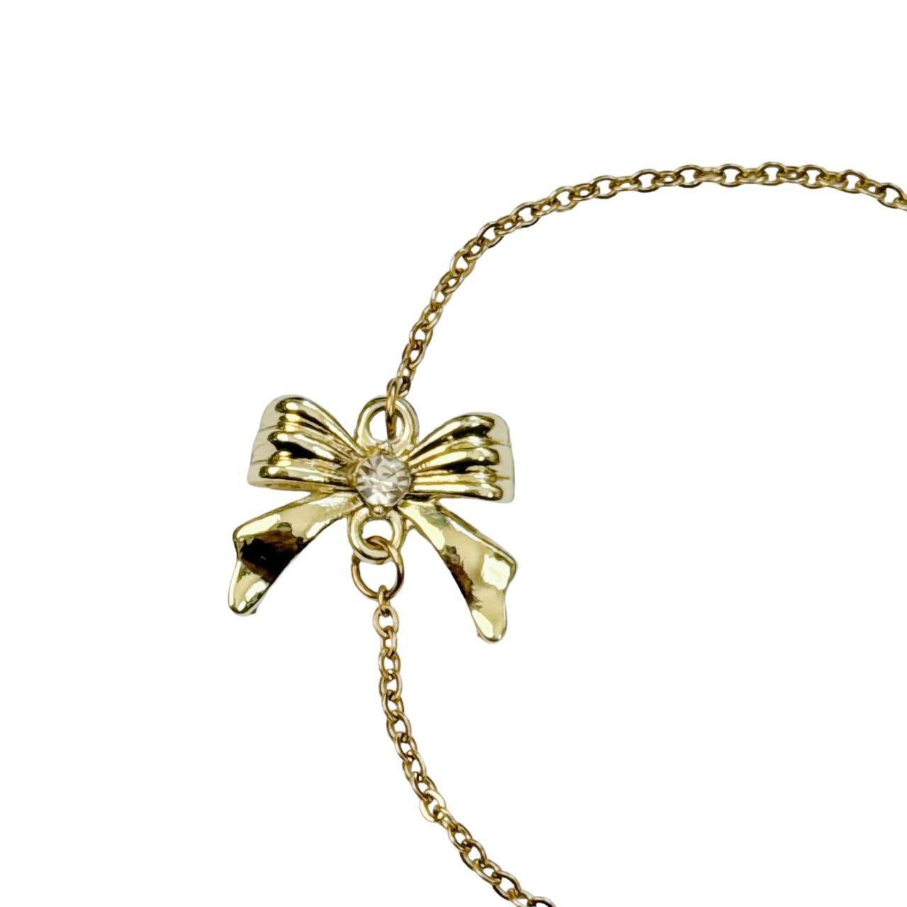 Gold Bow Bracelet