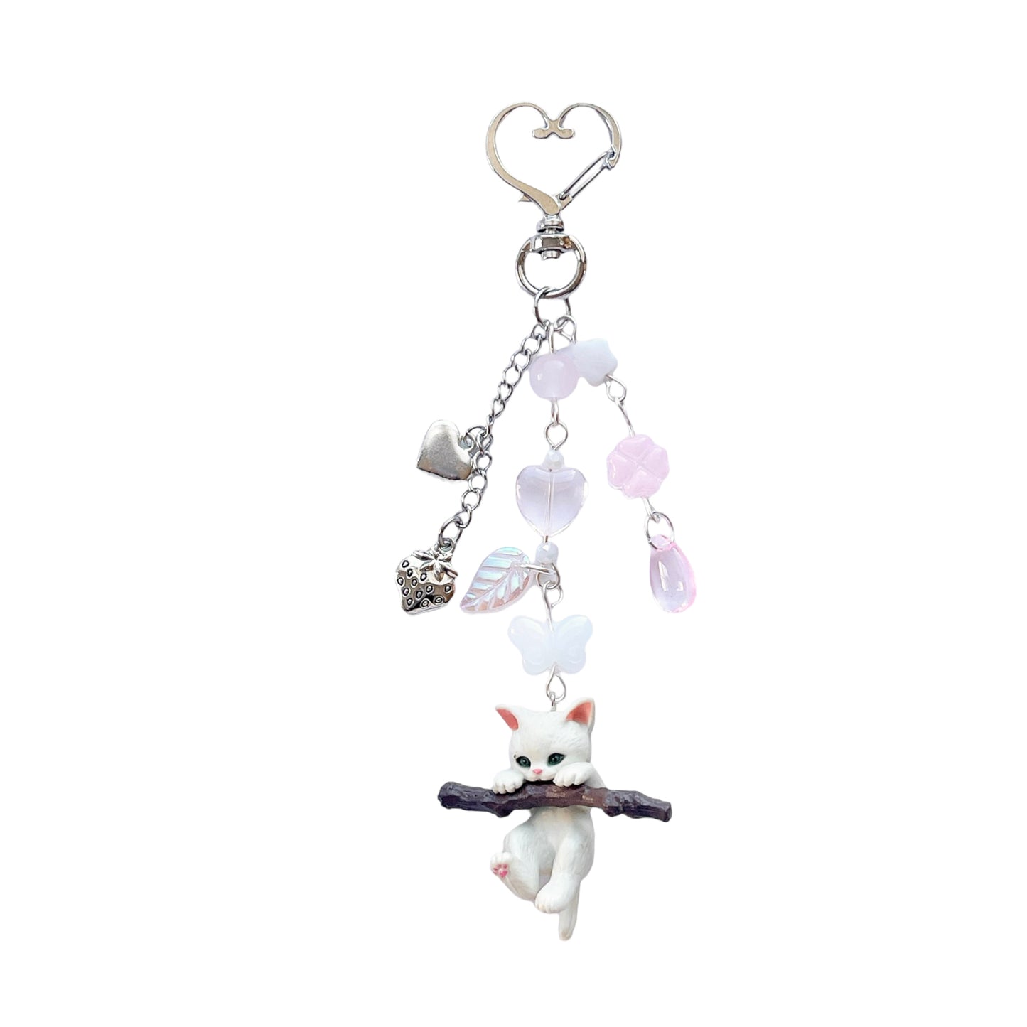 Cat Keychain - Pink