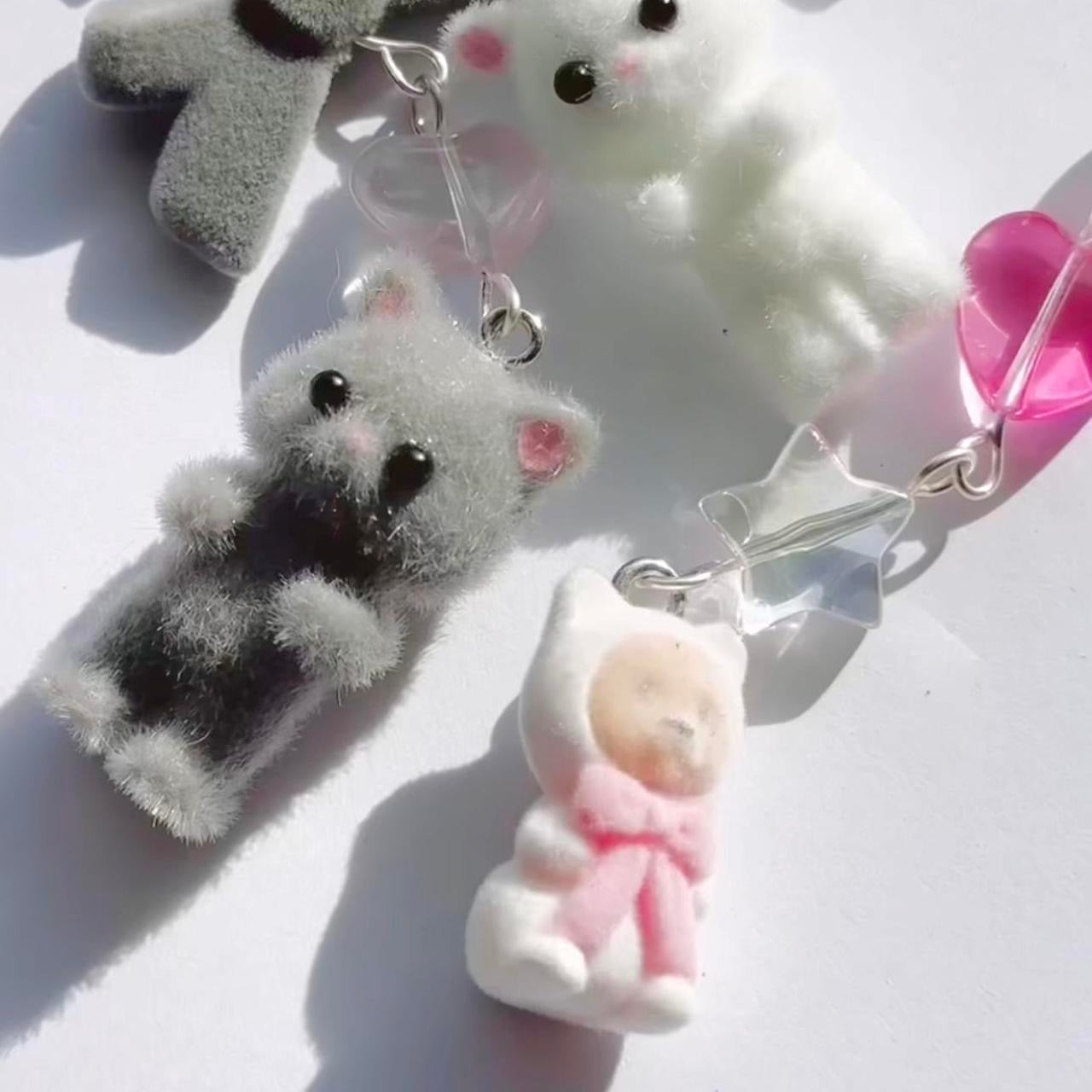 Flocky Bear Phone Charm