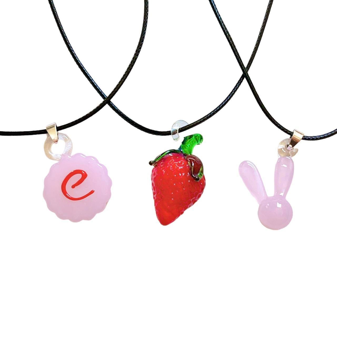 Glass Bunny Necklace