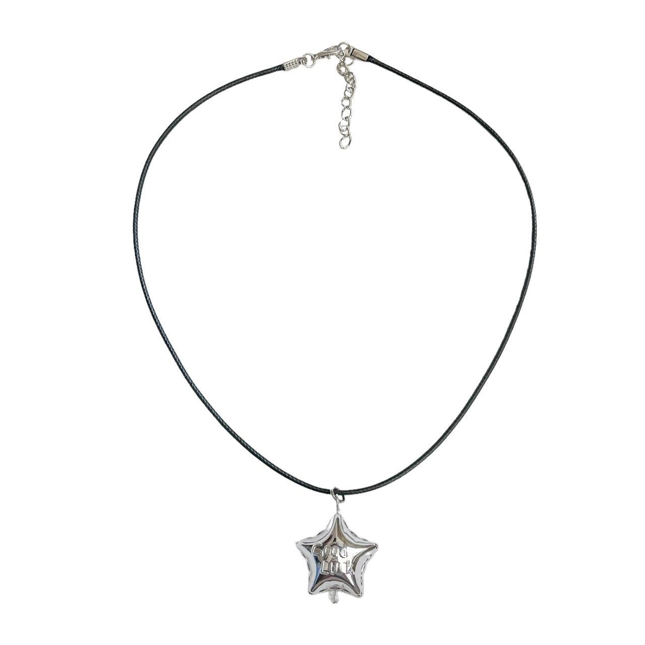 Silver Good Luck Star Necklace