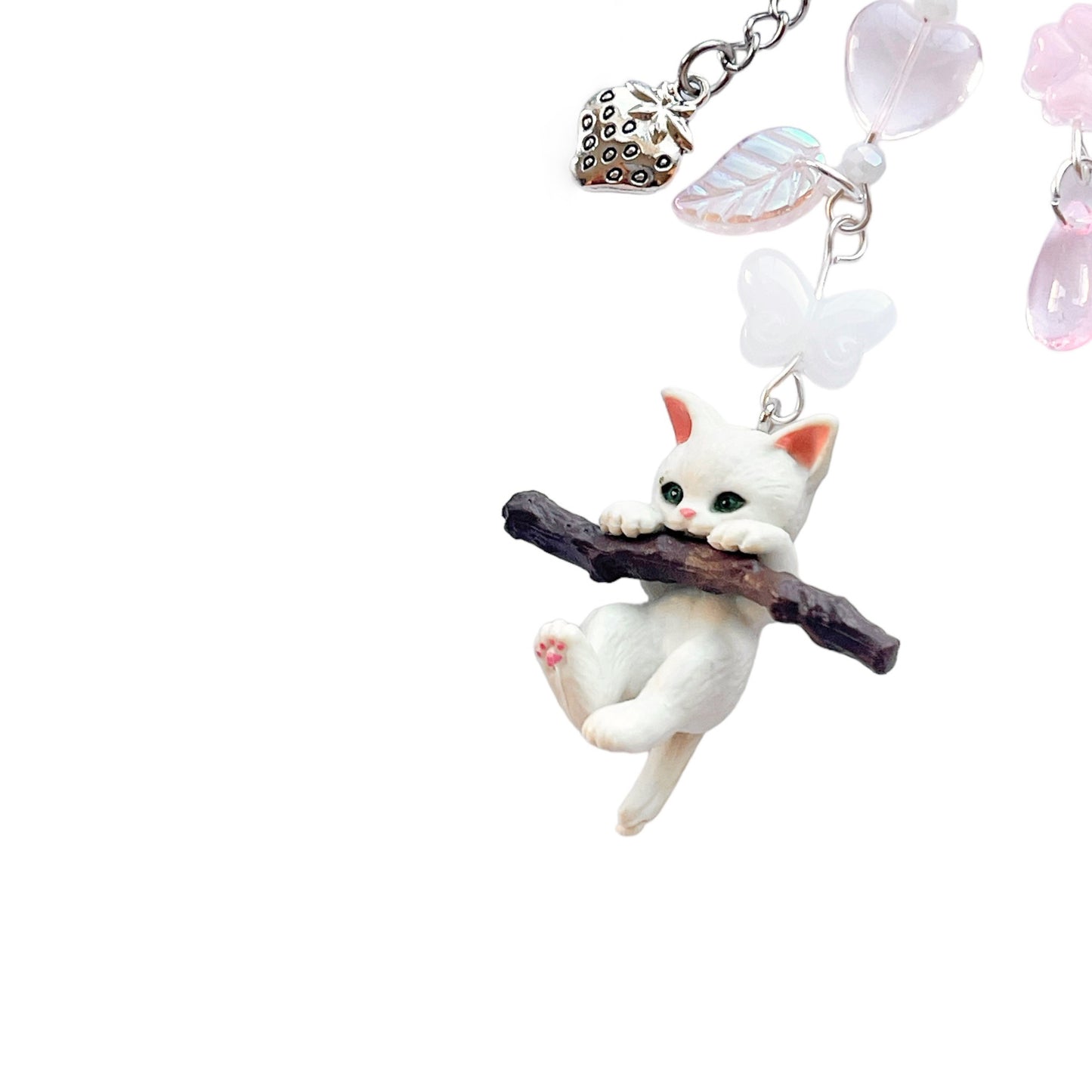 Cat Keychain - Pink