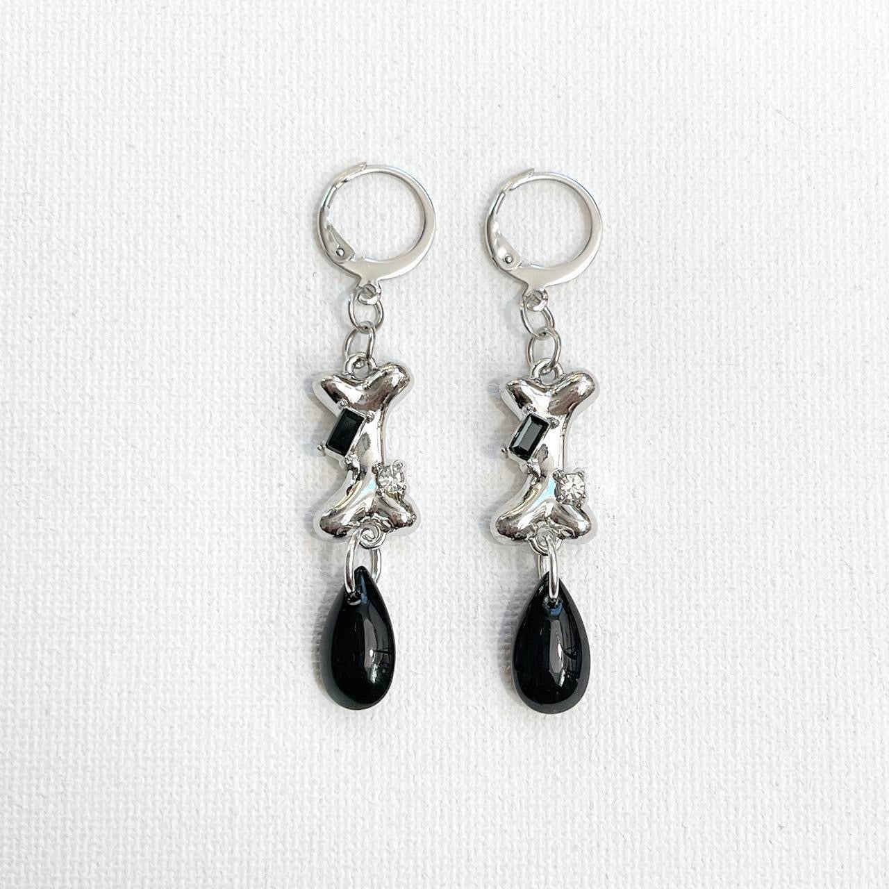 Dripping Bone Earrings