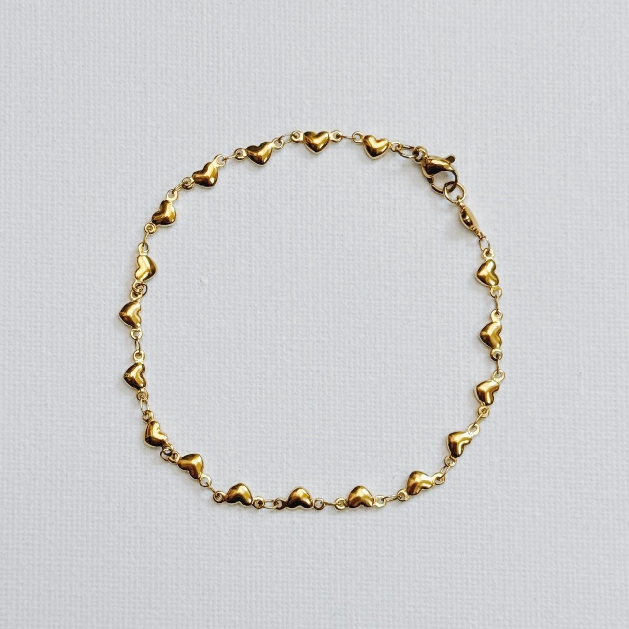 Gold Heart Bracelet