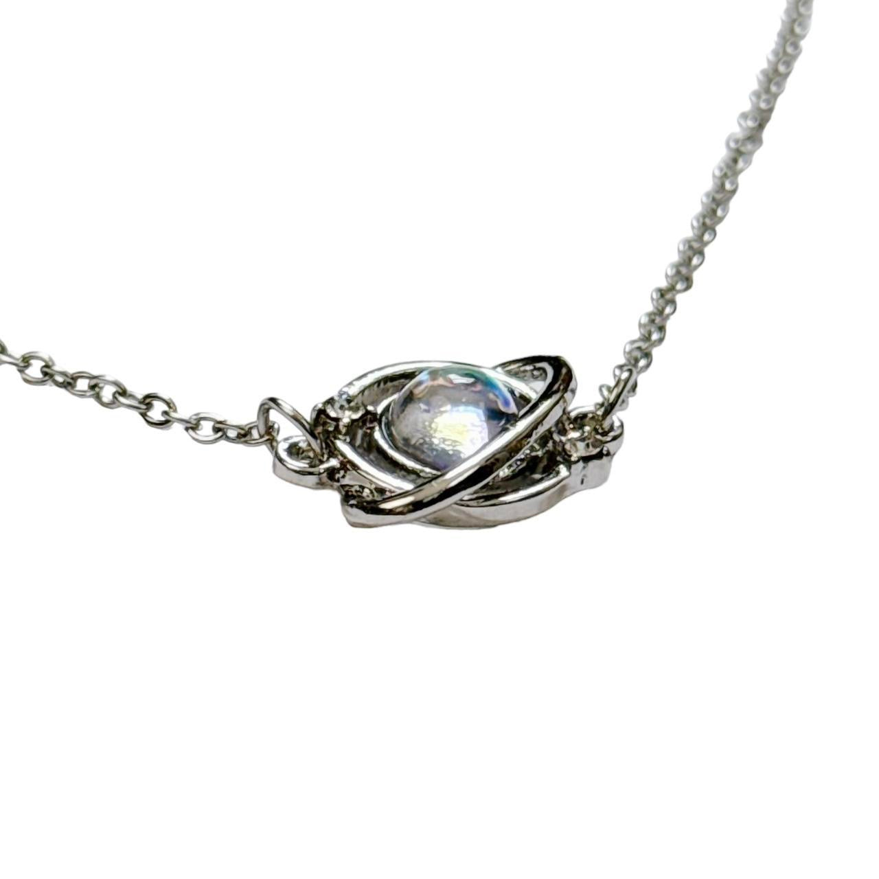 Iridescent Planet Necklace