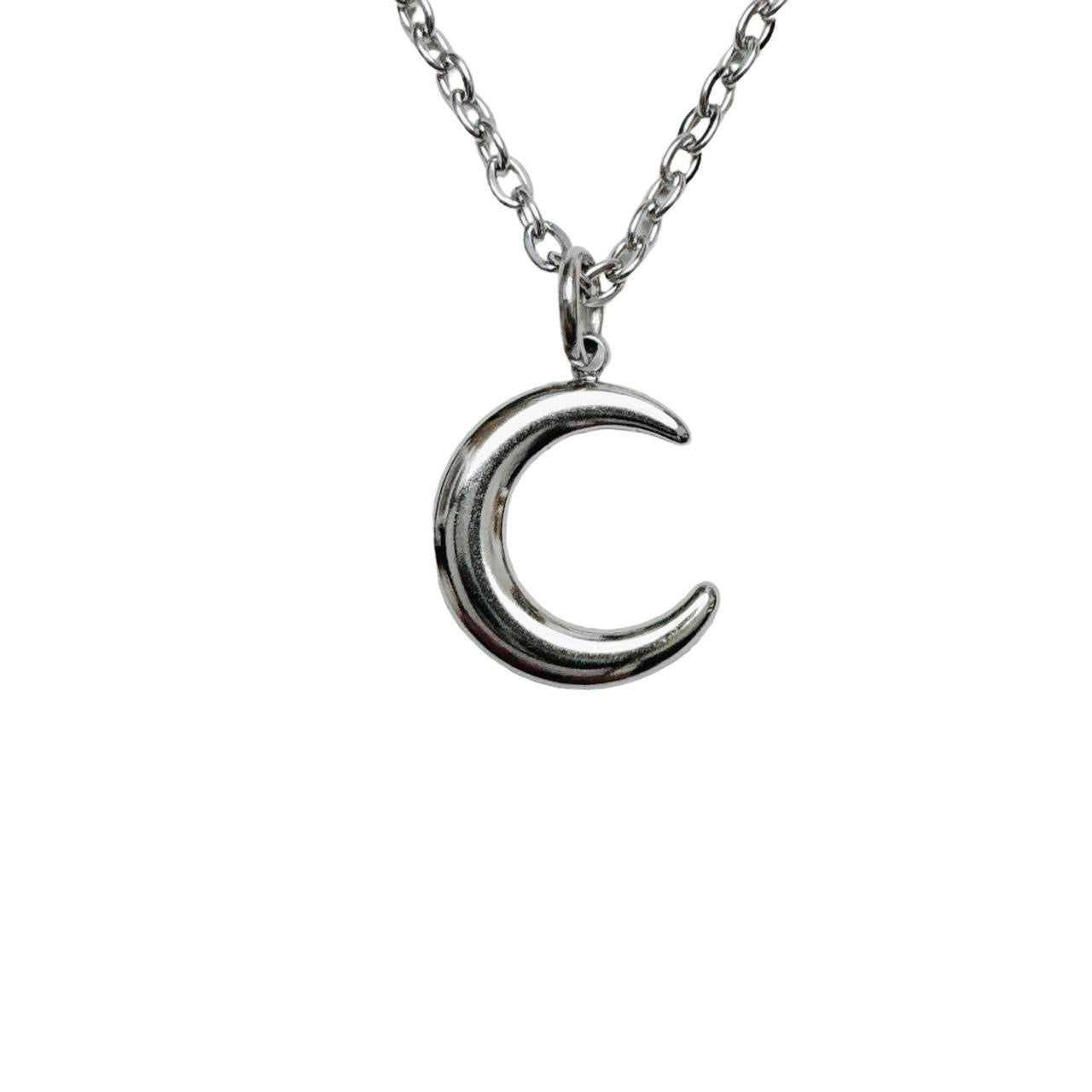 Silver Moon Necklace