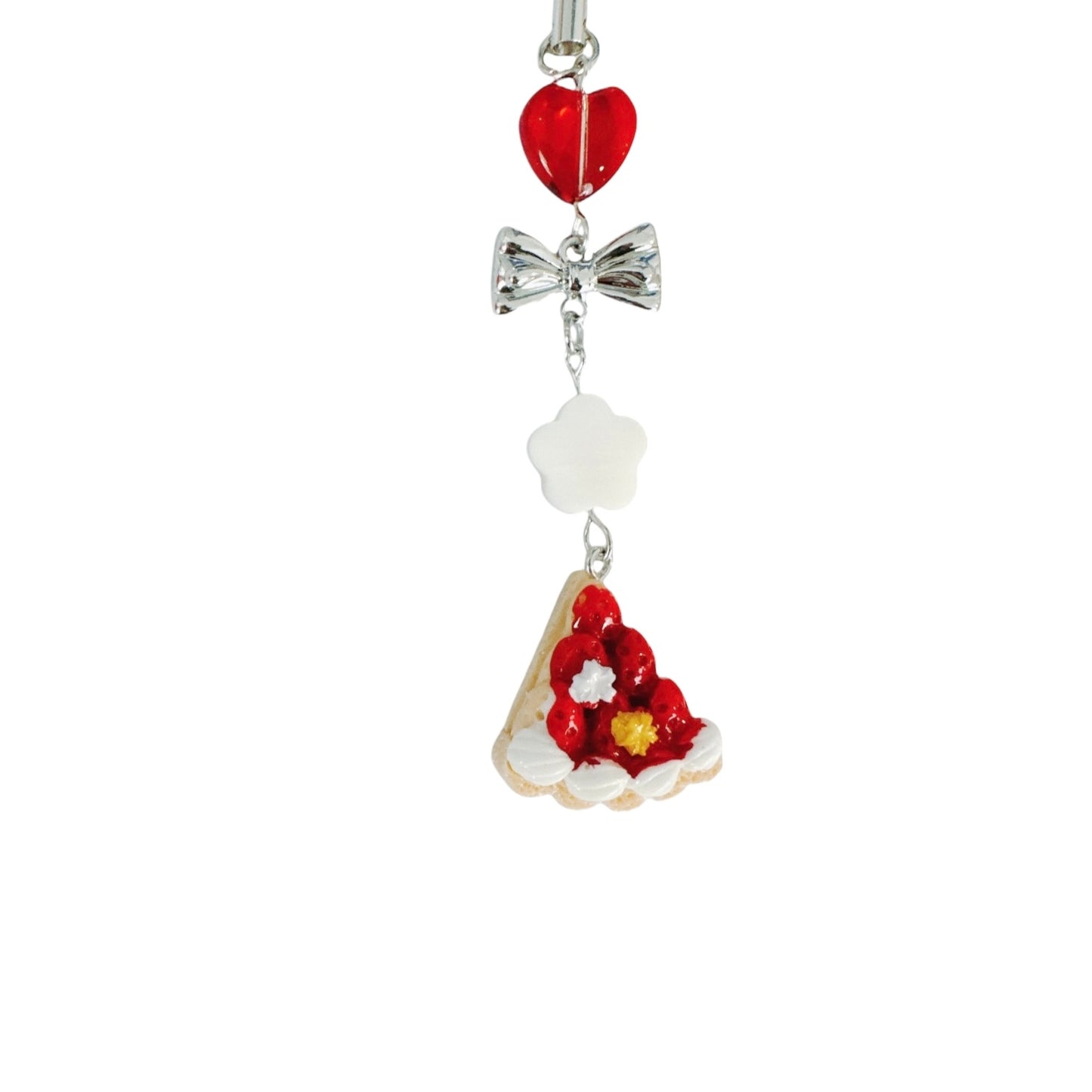 Strawberry Pie Phone Charm