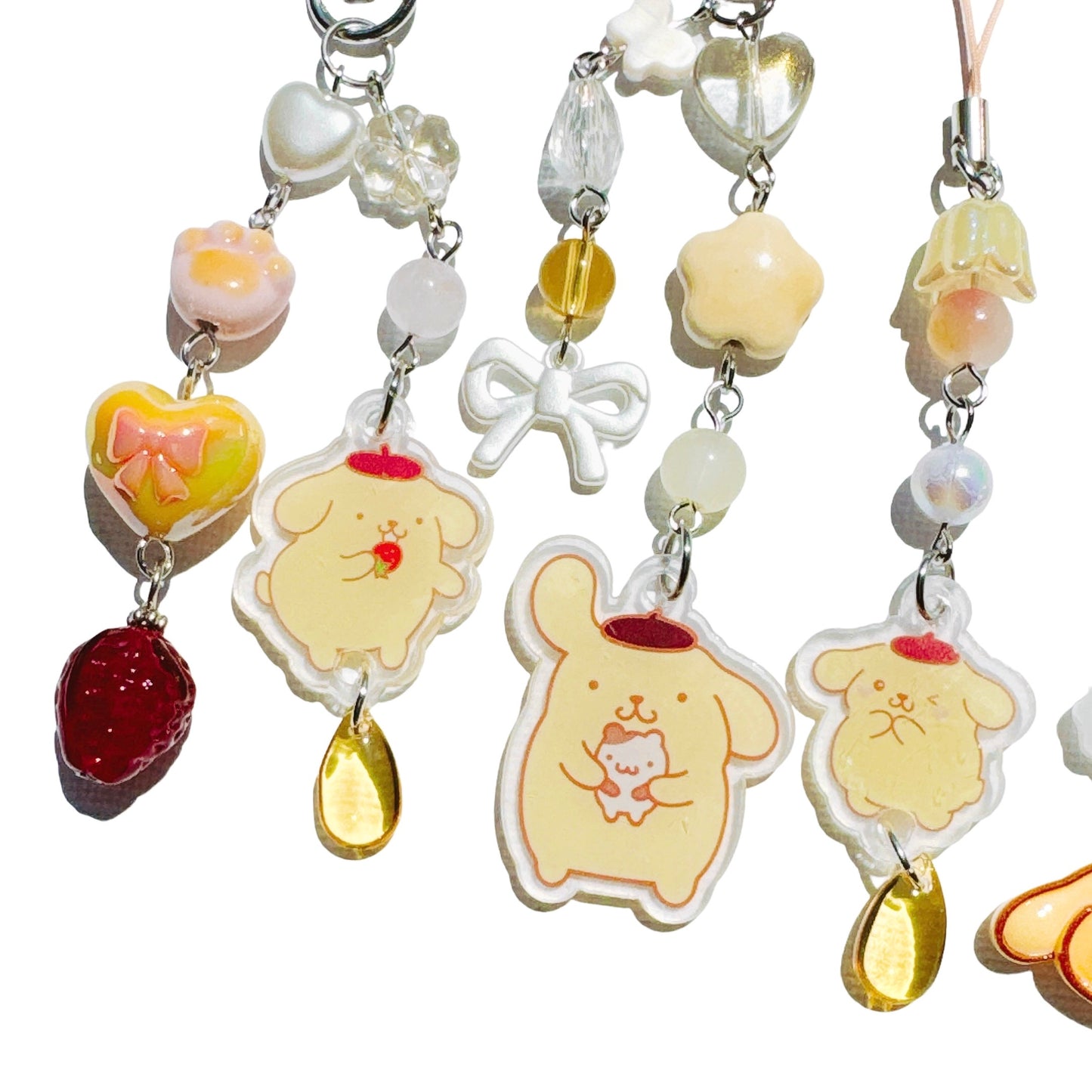 Pompompurin Keychain - bow