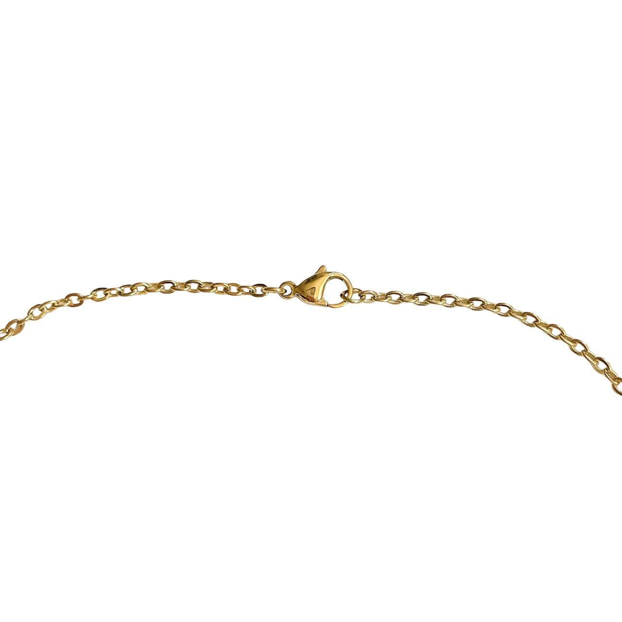 Gold Bow Necklace