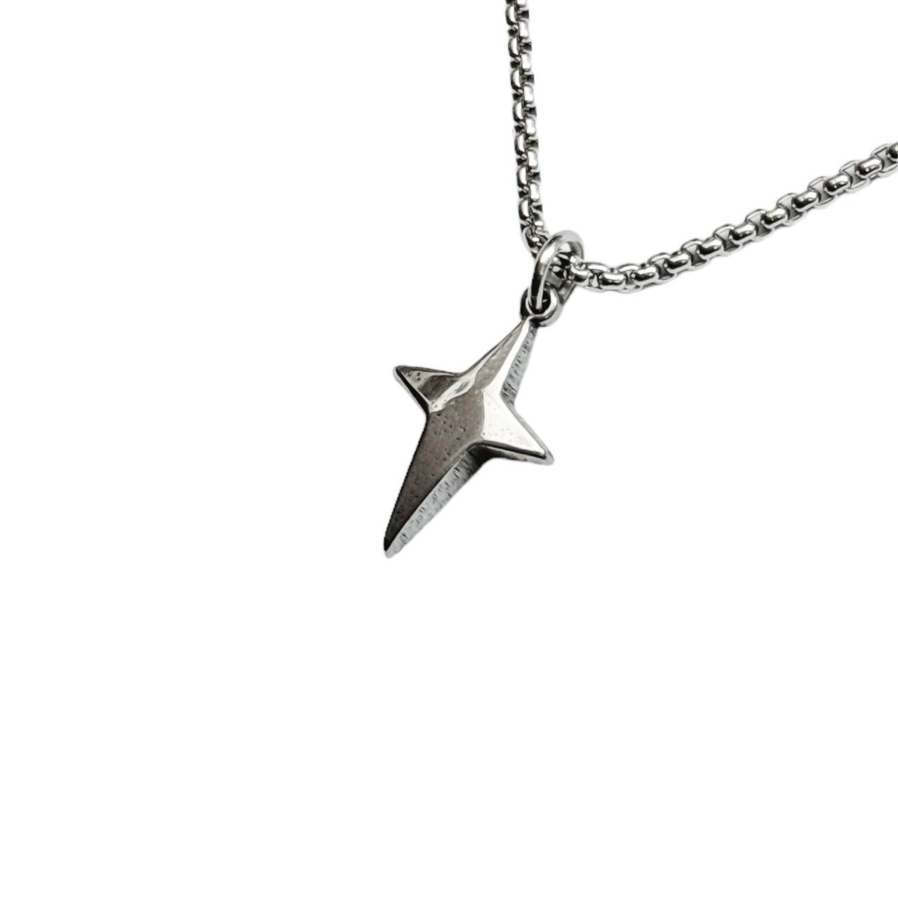 Silver Sparkle Star Necklace