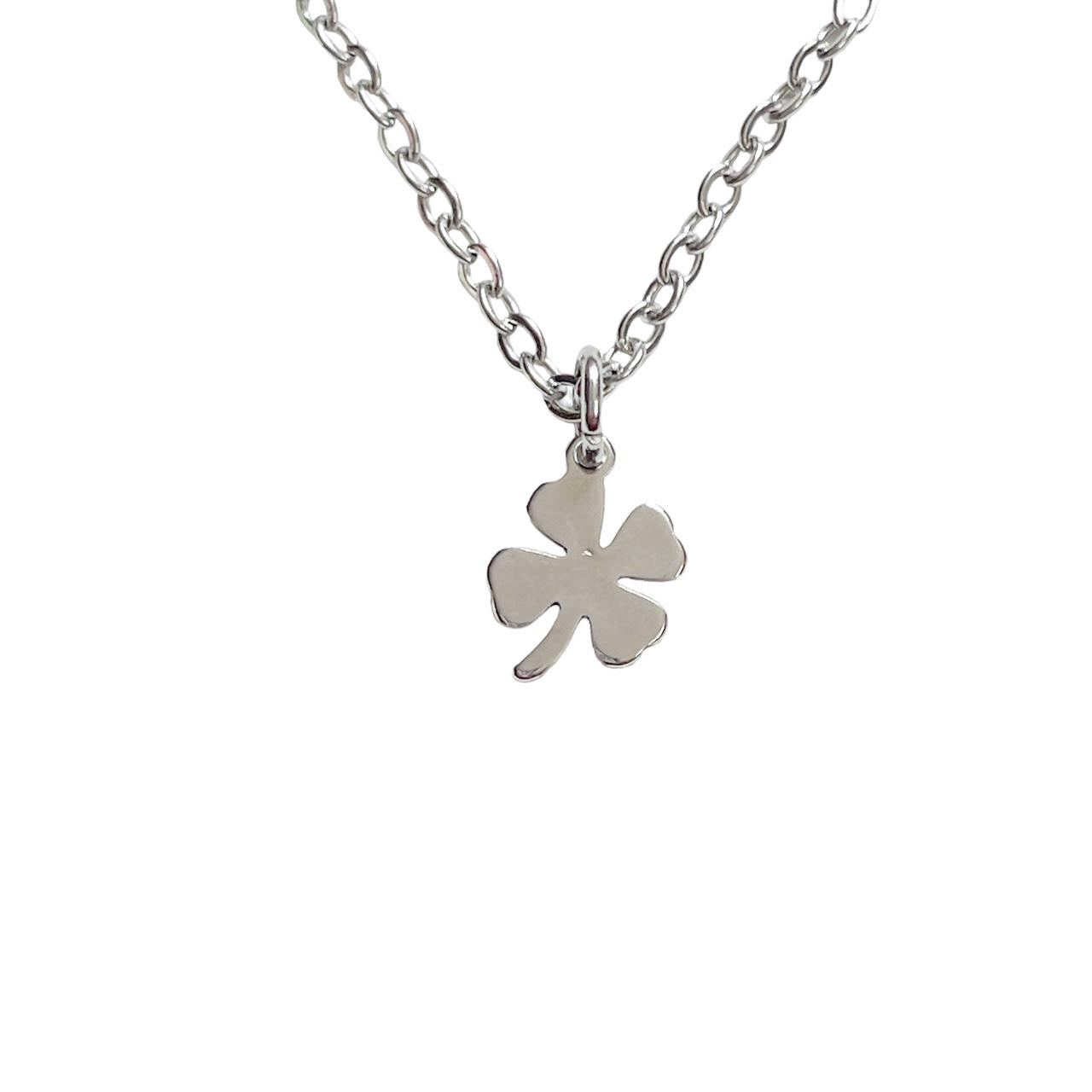 Silver Clover Necklace