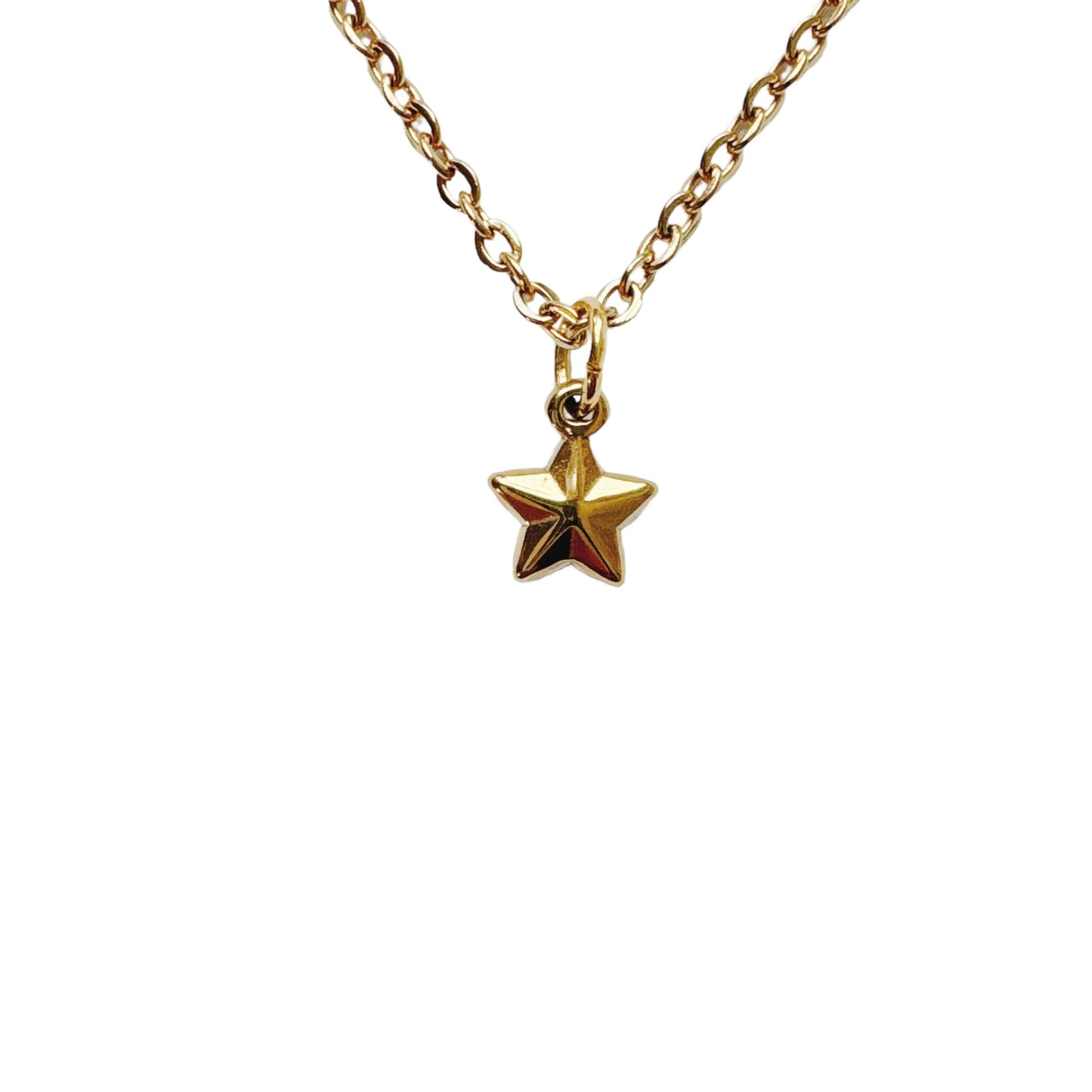 Dainty Gold Star Necklace