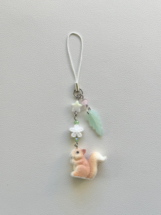 fox & squirrel charms