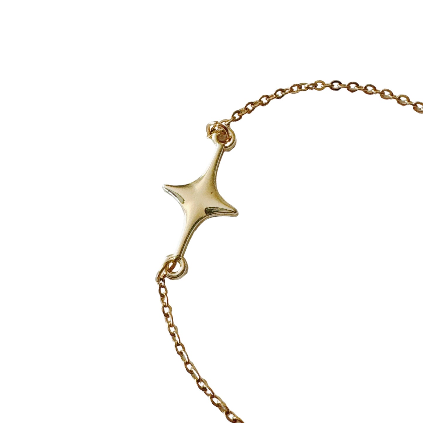 Gold Sparkle Star Bracelet