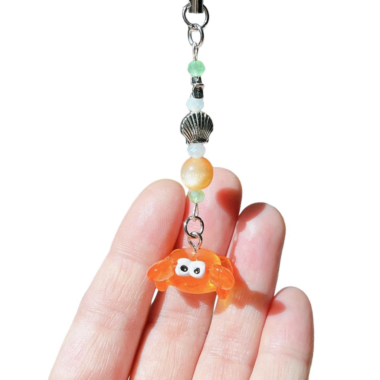 Crab Phone Charm