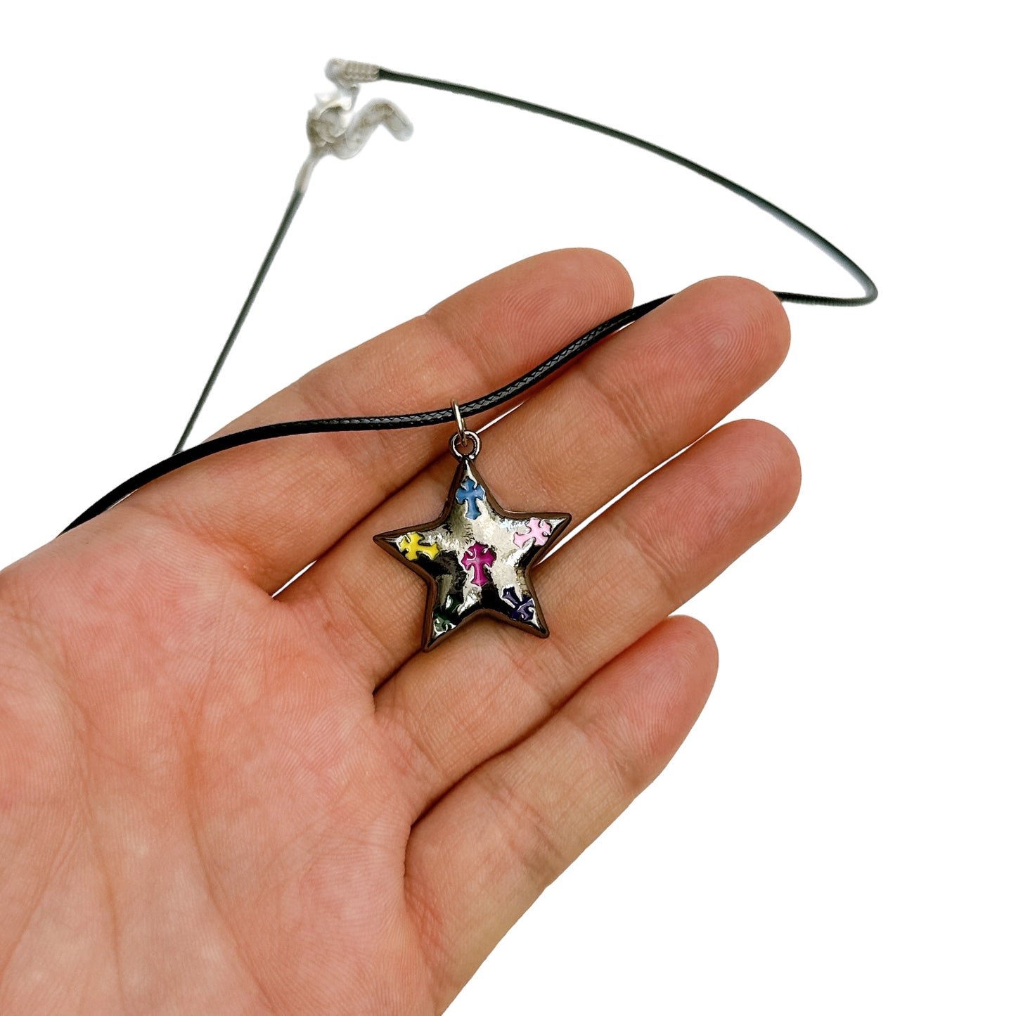 Star Cross Cord Necklace